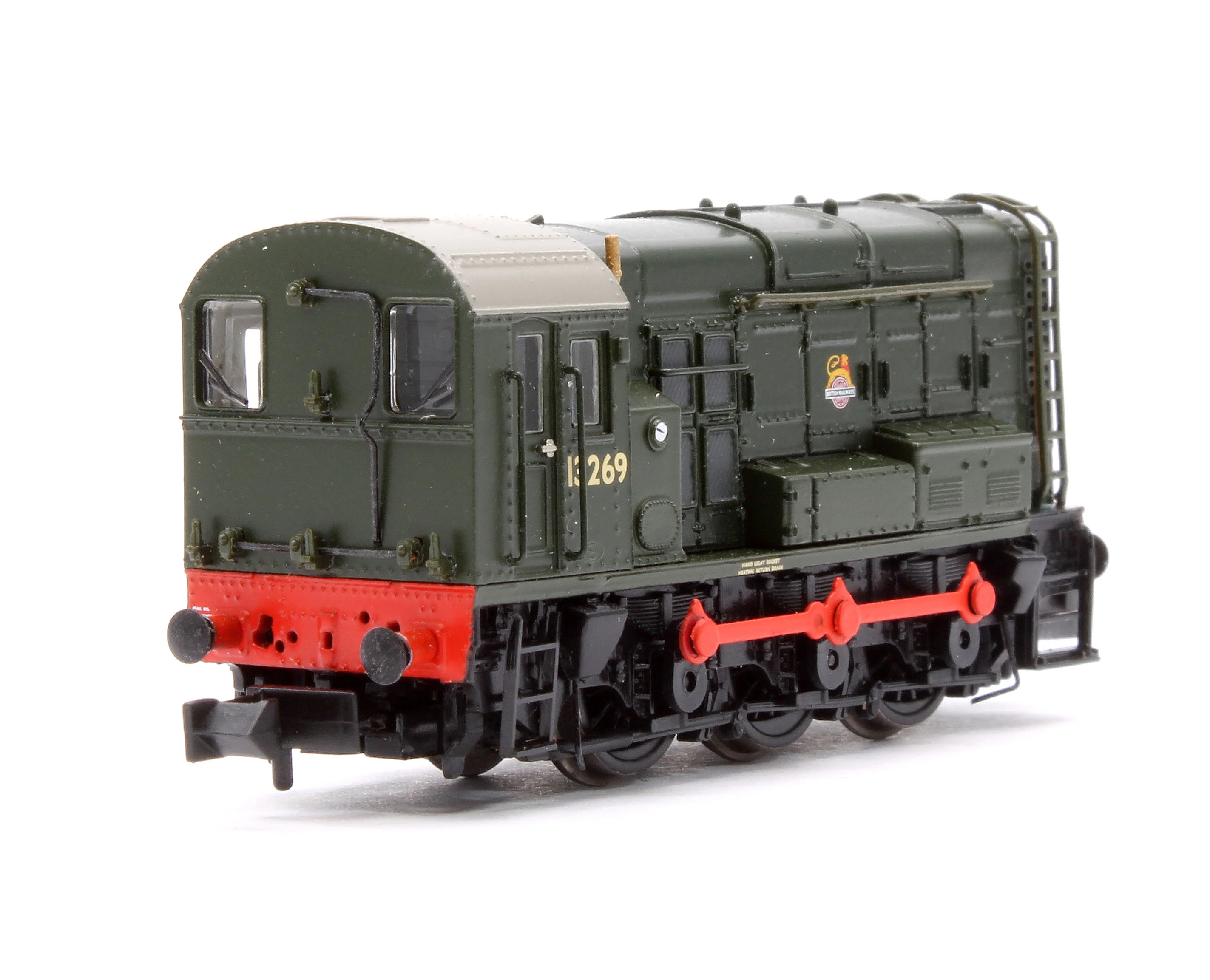 371-013ASF Class 08 13269 BR Green (Early Emblem) Diesel Shunter - DCC Sound - Image 8
