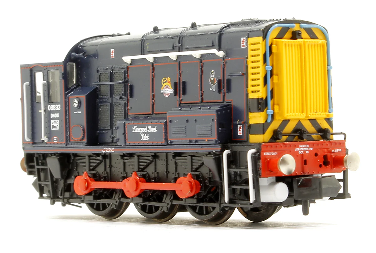 371-015ESF Class 08 08833 'Liverpool Street Pilot' BR/GER Lined Blue (Early Emblem) Diesel Shunter DCC Sound - Image 4