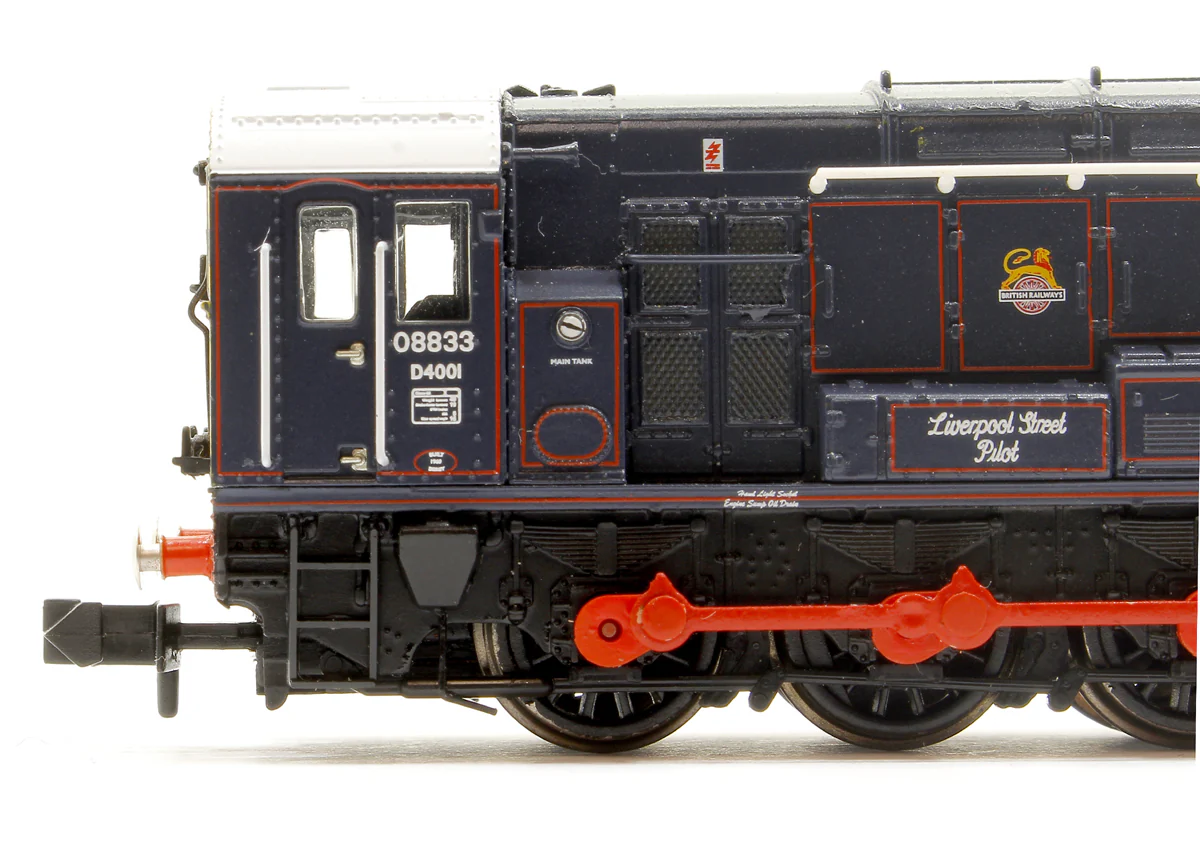 371-015ESF Class 08 08833 'Liverpool Street Pilot' BR/GER Lined Blue (Early Emblem) Diesel Shunter DCC Sound - Image 7