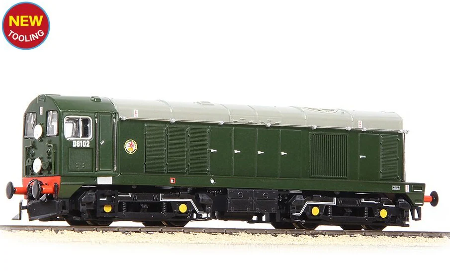 371-030B Class 20/0 Disc Headcode & Tablet Catcher Recess D8102 BR Green (Roundel) Diesel Locomotive