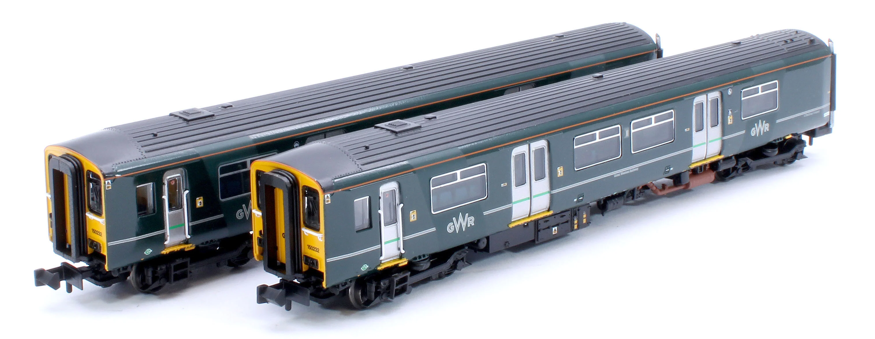 371-337 Class 150/2 2-Car DMU 150232 GWR Green (FirstGroup)