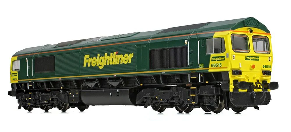 371-385A Class 66/5 66515 Freightliner Green Diesel Locomotive - Image 3