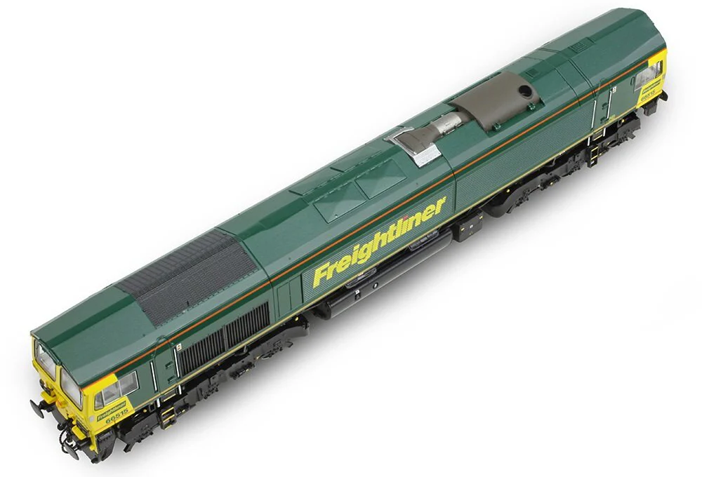 371-385A Class 66/5 66515 Freightliner Green Diesel Locomotive - Image 4