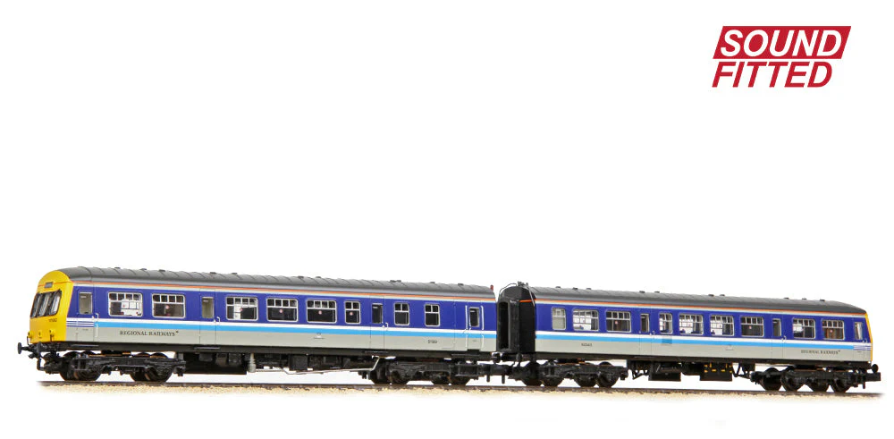 371-501ASF Class 101 2-Car DMU BR Regional Railways 101660 - DCC Sound