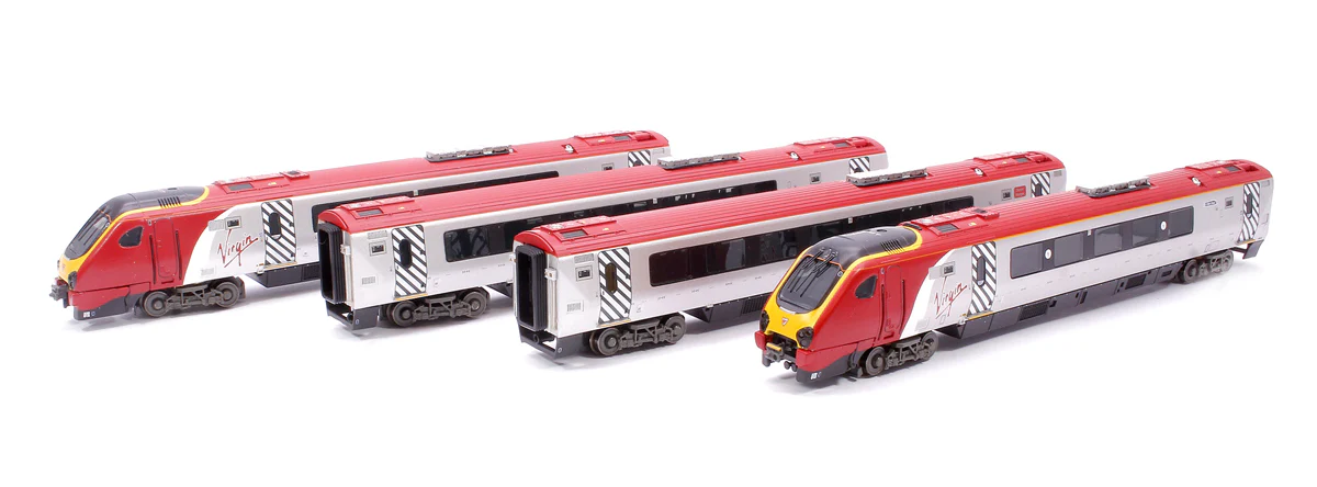 371-680 Class 220 4-Car DEMU 220018 'Dorset Voyager' Virgin Trains (Revised)