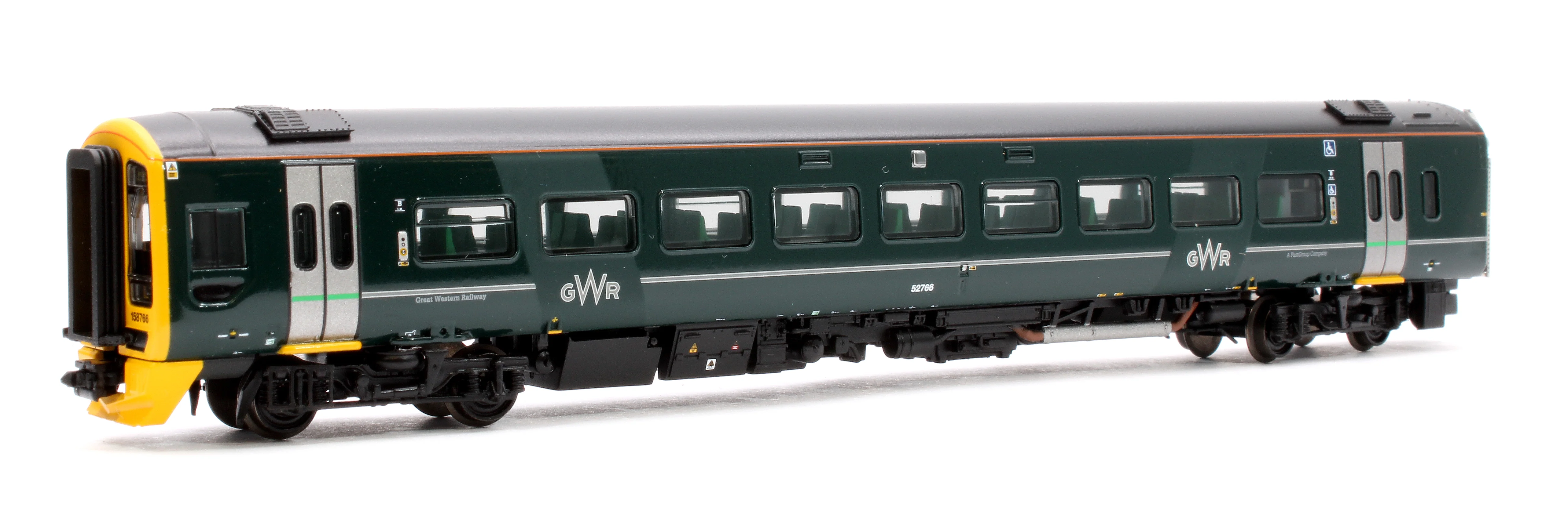 371-857 Class 158 2-Car DMU 158766 GWR Green (FirstGroup) - Image 5