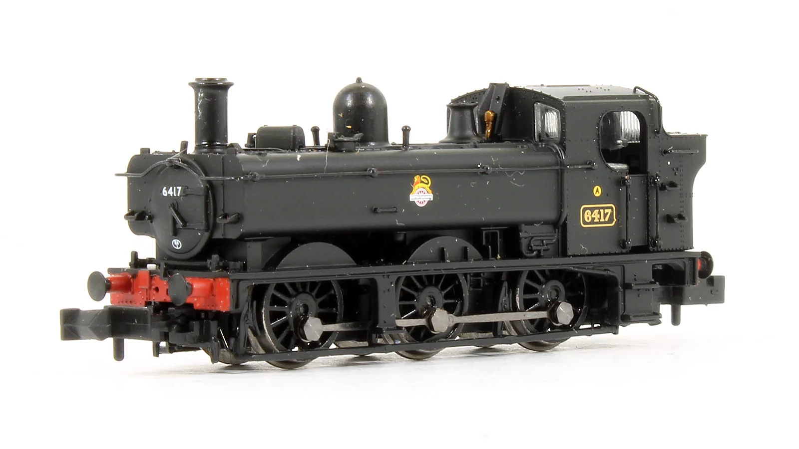 Pre-Owned 371-986 Class 64XX Pannier Tank 6417 BR Black Early Emblem Steam Locomotive - DCC Fitted