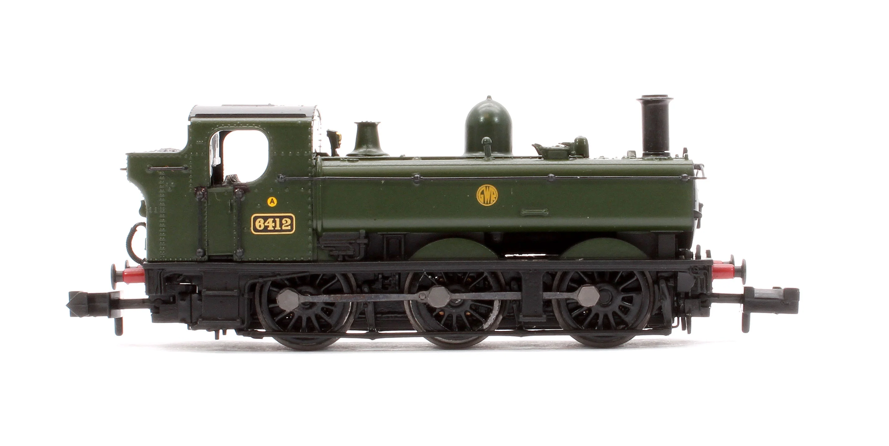 371-990 GWR 64XX Pannier Tank 6412 GWR Green (Shirtbutton) [Preserved] Steam Locomotive - Image 6