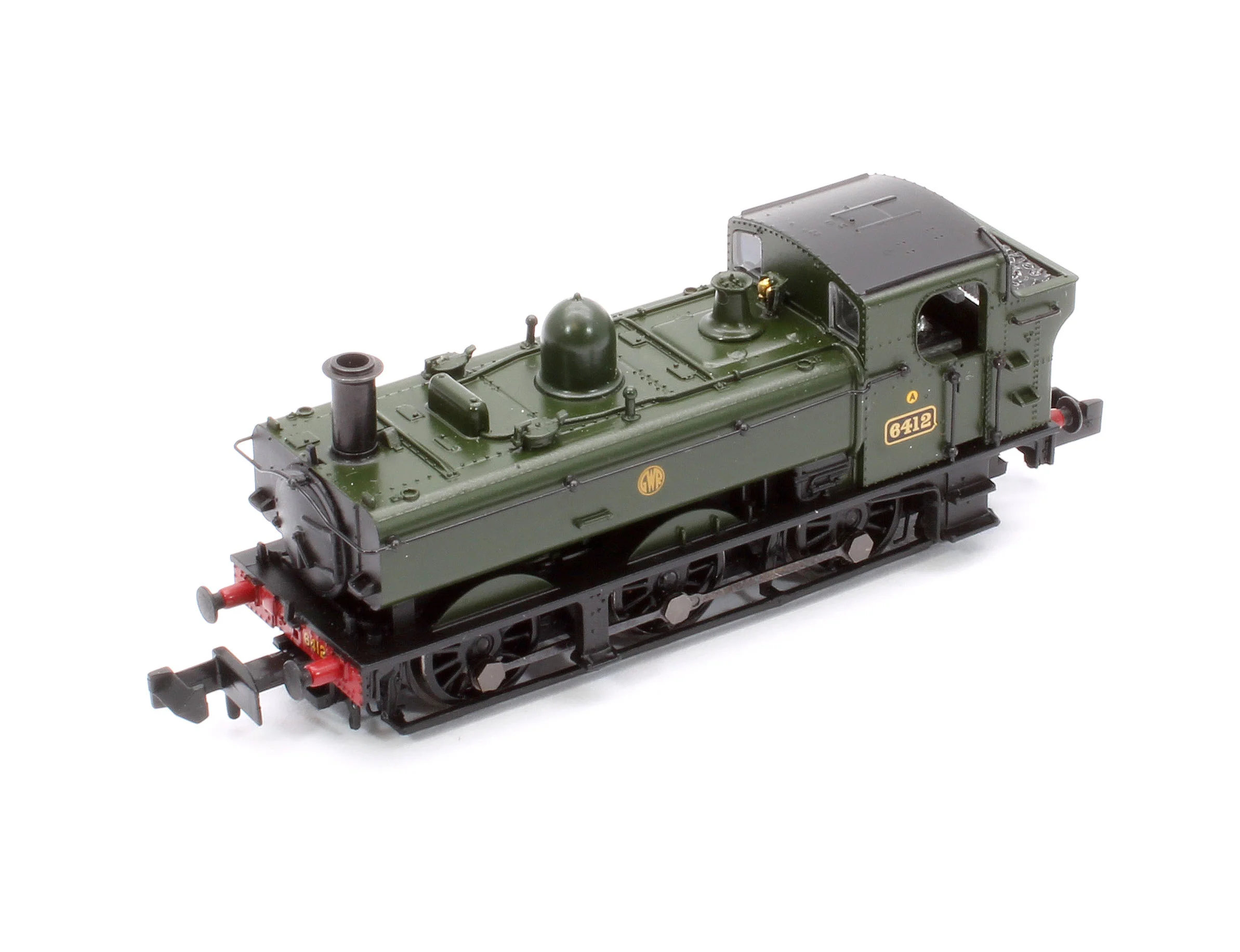 371-990 GWR 64XX Pannier Tank 6412 GWR Green (Shirtbutton) [Preserved] Steam Locomotive - Image 7