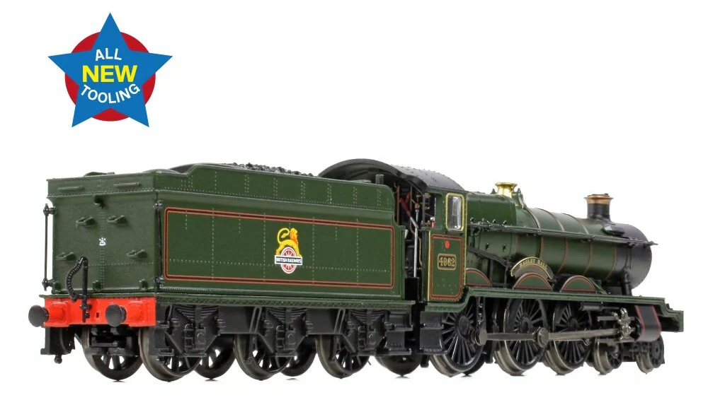 372-010 GWR 49XX 'Hall' 4962 'Ragley Hall' BR Lined Green (Early Emblem) Steam Locomotive - Image 4