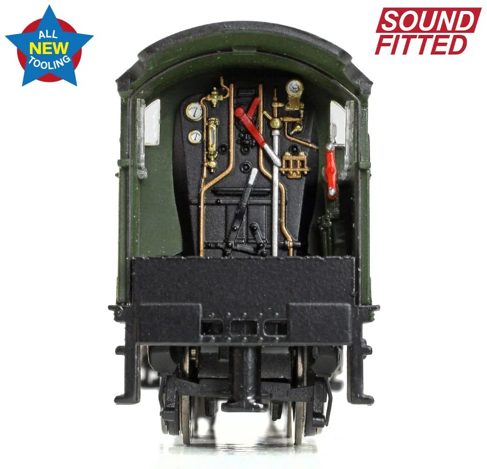 372-010SF GWR 49XX 'Hall' 4962 'Ragley Hall' BR Lined Green (Early Emblem) Steam Locomotive - DCC Sound - Image 6