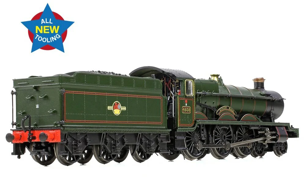 372-011 GWR 49XX 'Hall' 4936 'Kinlet Hall' BR Lined Green (Late Crest) Steam Locomotive - Image 4