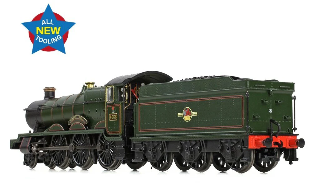 372-011 GWR 49XX 'Hall' 4936 'Kinlet Hall' BR Lined Green (Late Crest) Steam Locomotive - Image 5