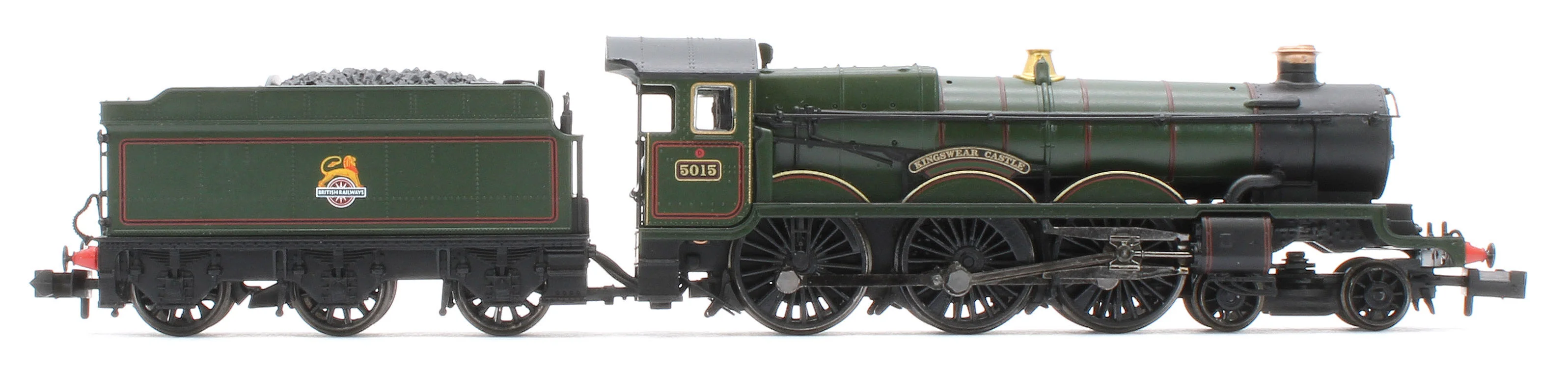 372-031A GWR 4073 'Castle' 5015 'Kingswear Castle' BR Lined Green (Early Emblem) Steam Locomotive - Image 5