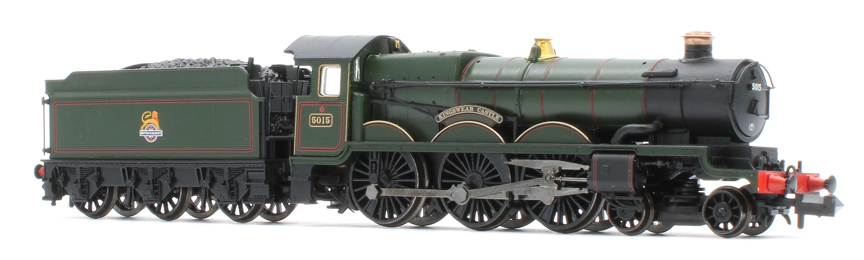 372-031A GWR 4073 'Castle' 5015 'Kingswear Castle' BR Lined Green (Early Emblem) Steam Locomotive - Image 6