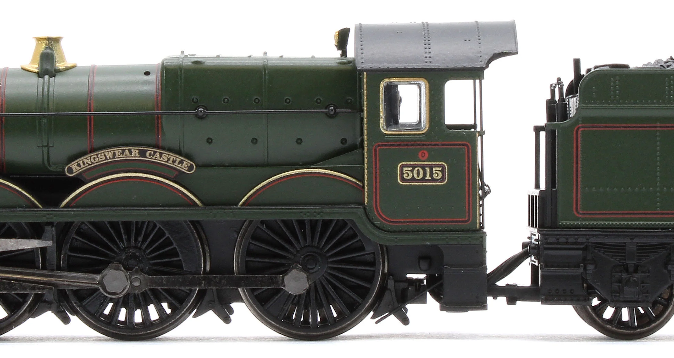 372-031A GWR 4073 'Castle' 5015 'Kingswear Castle' BR Lined Green (Early Emblem) Steam Locomotive - Image 9