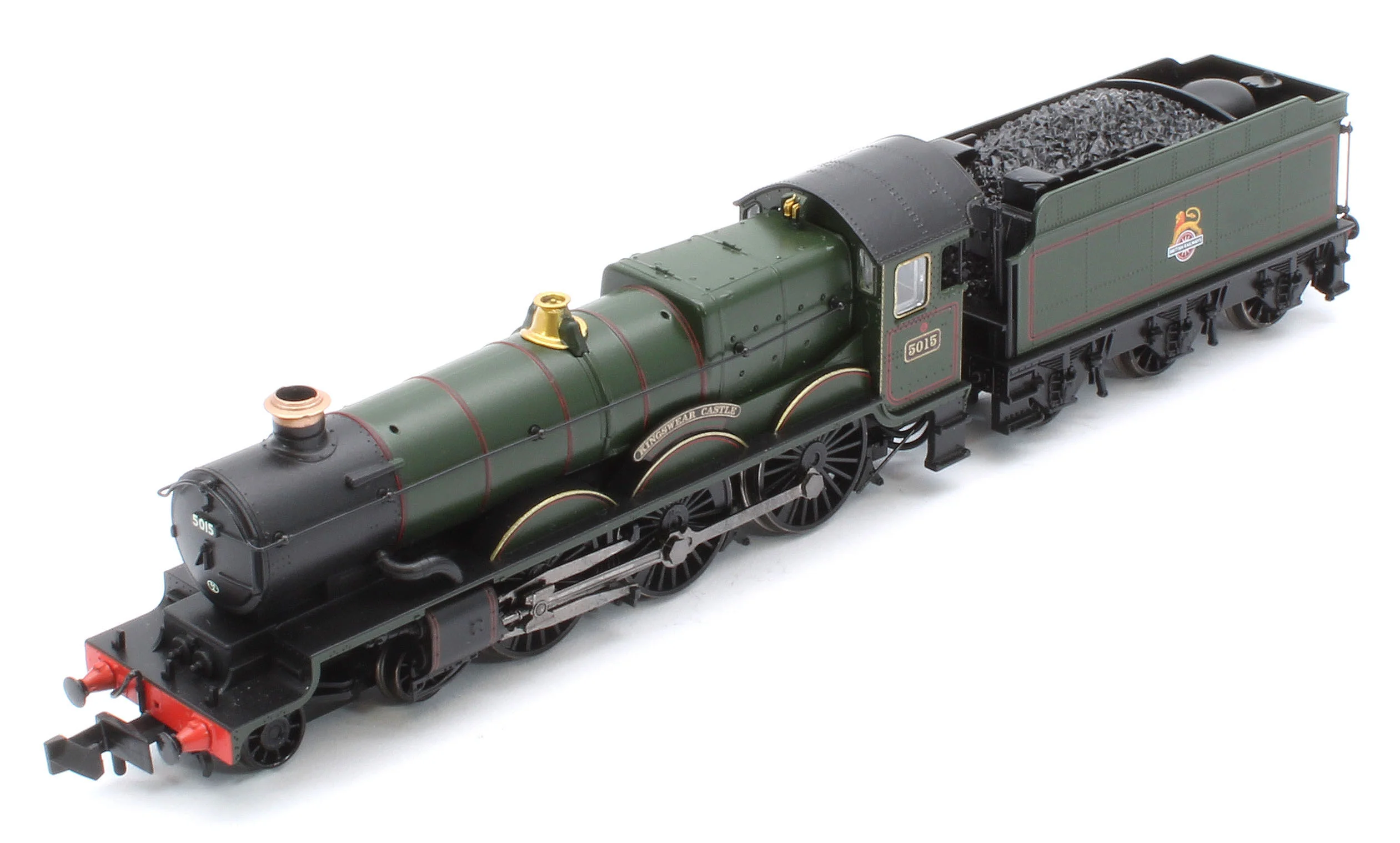 372-031ASF GWR 4073 'Castle' 5015 'Kingswear Castle' BR Lined Green (Early Emblem) Steam Locomotive - DCC Sound - Image 11