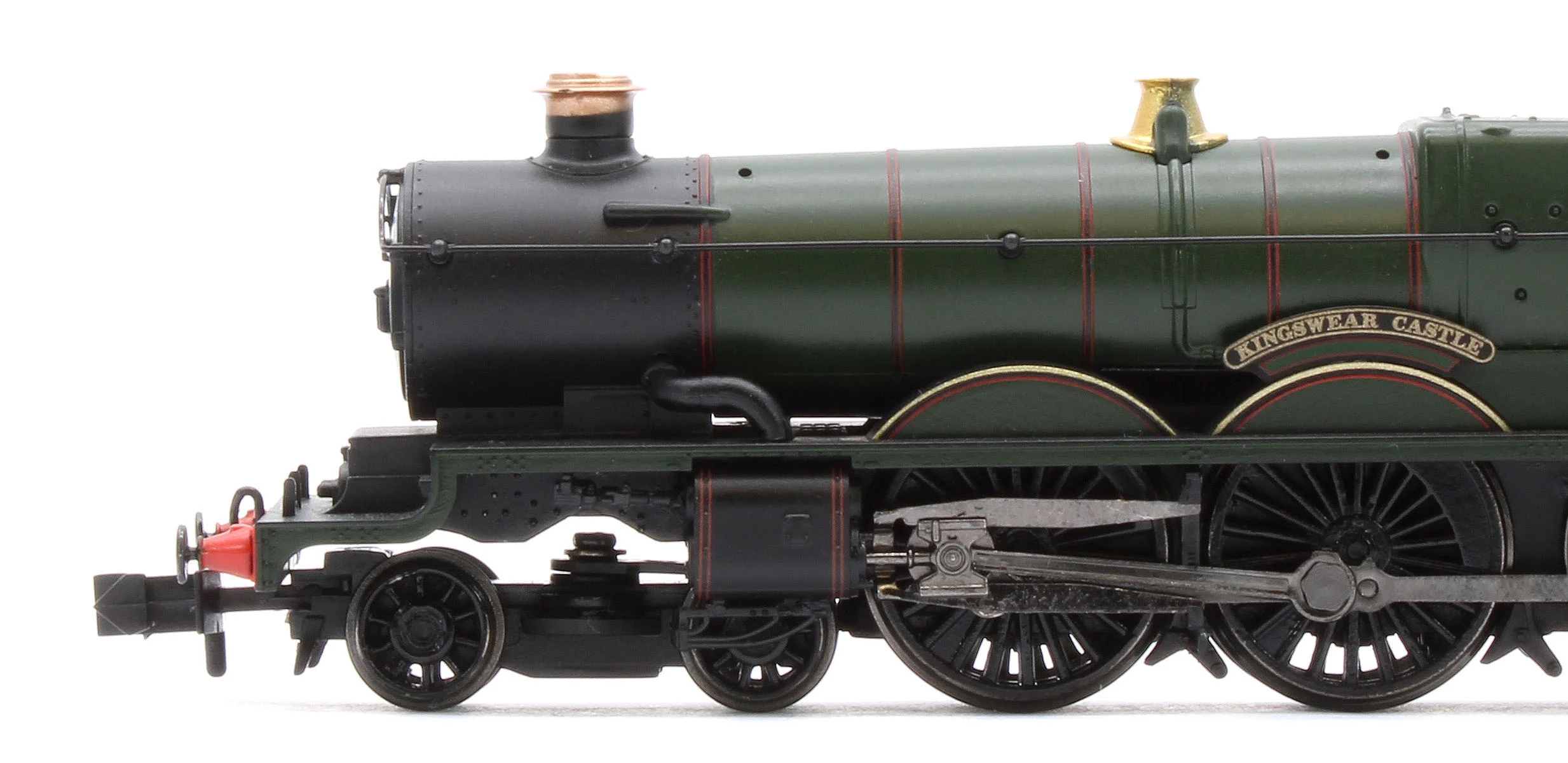 372-031ASF GWR 4073 'Castle' 5015 'Kingswear Castle' BR Lined Green (Early Emblem) Steam Locomotive - DCC Sound - Image 8