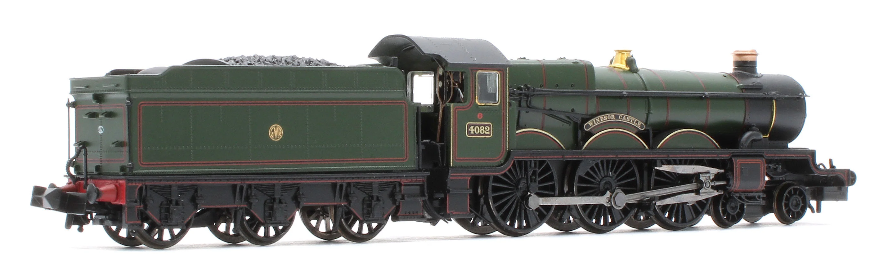 372-035 GWR 4073 'Castle' 4082 'Windsor Castle' GWR Lined Green (Shirtbutton) Steam Locomotive - Image 4