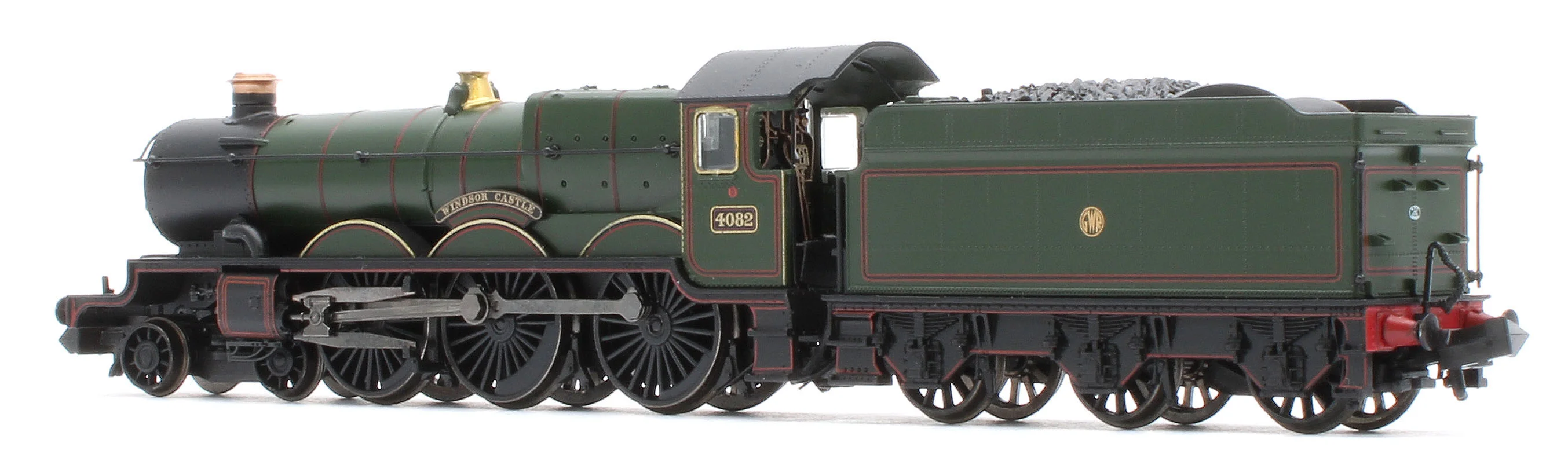 372-035SF GWR 4073 'Castle' 4082 'Windsor Castle' GWR Lined Green (Shirtbutton) Steam Locomotive - DCC Sound - Image 3