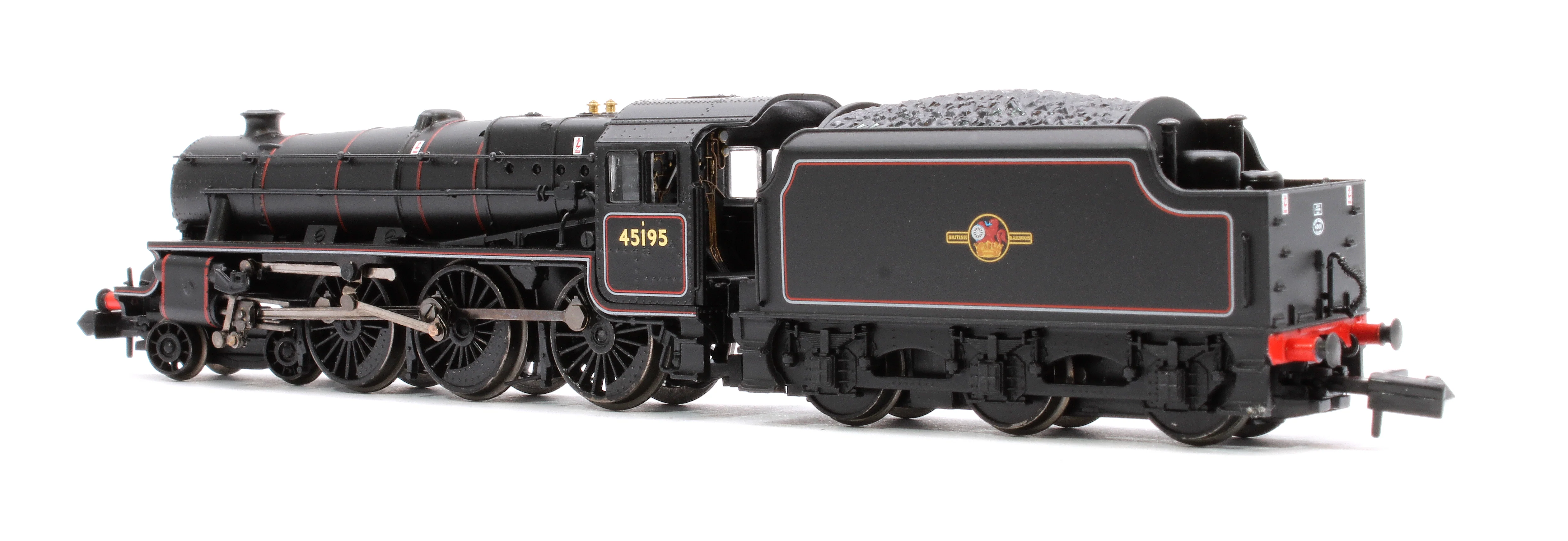 372-137A LMS 5MT 'Black 5' with Welded Tender 45195 BR Lined Black (Late Crest) - Image 2