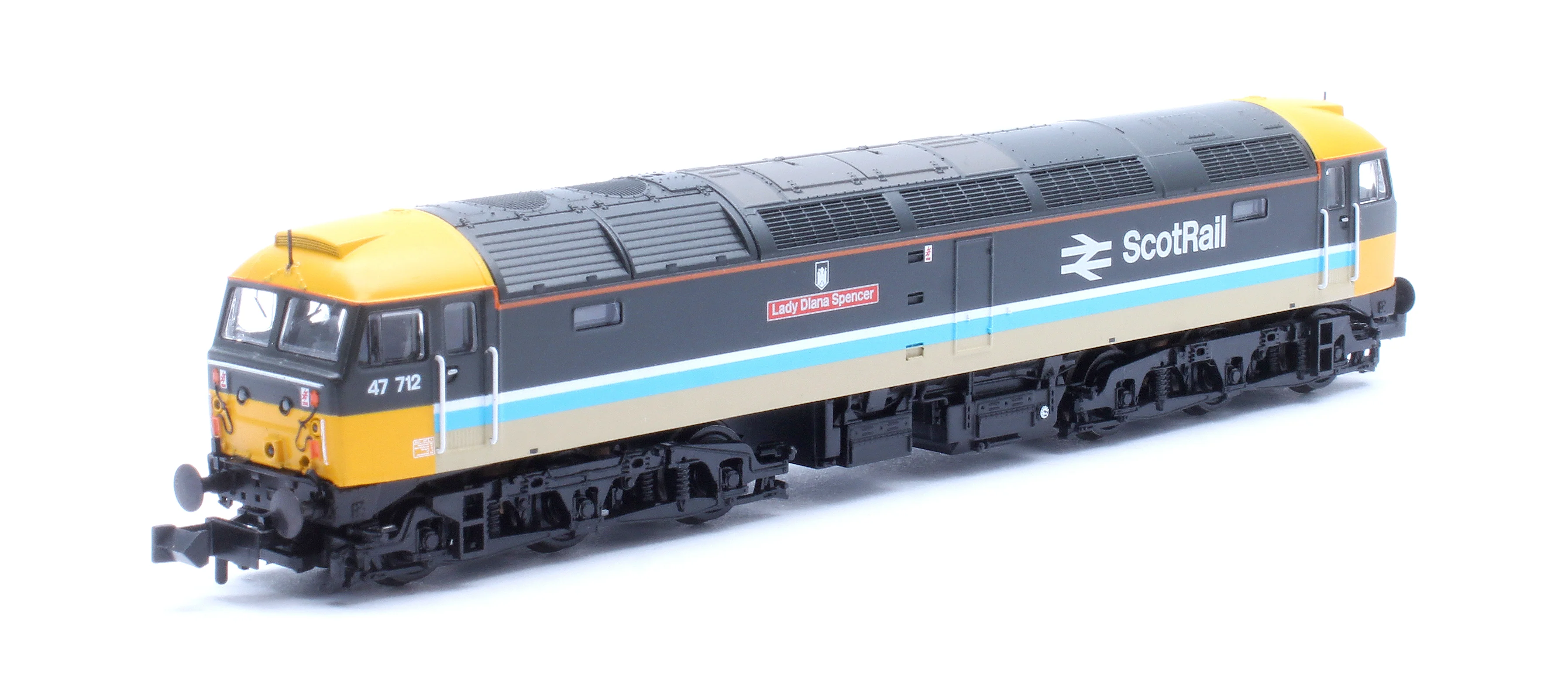 372-245A Class 47/7 47712 'Lady Diana Spencer' BR ScotRail Diesel Locomotive - Image 9