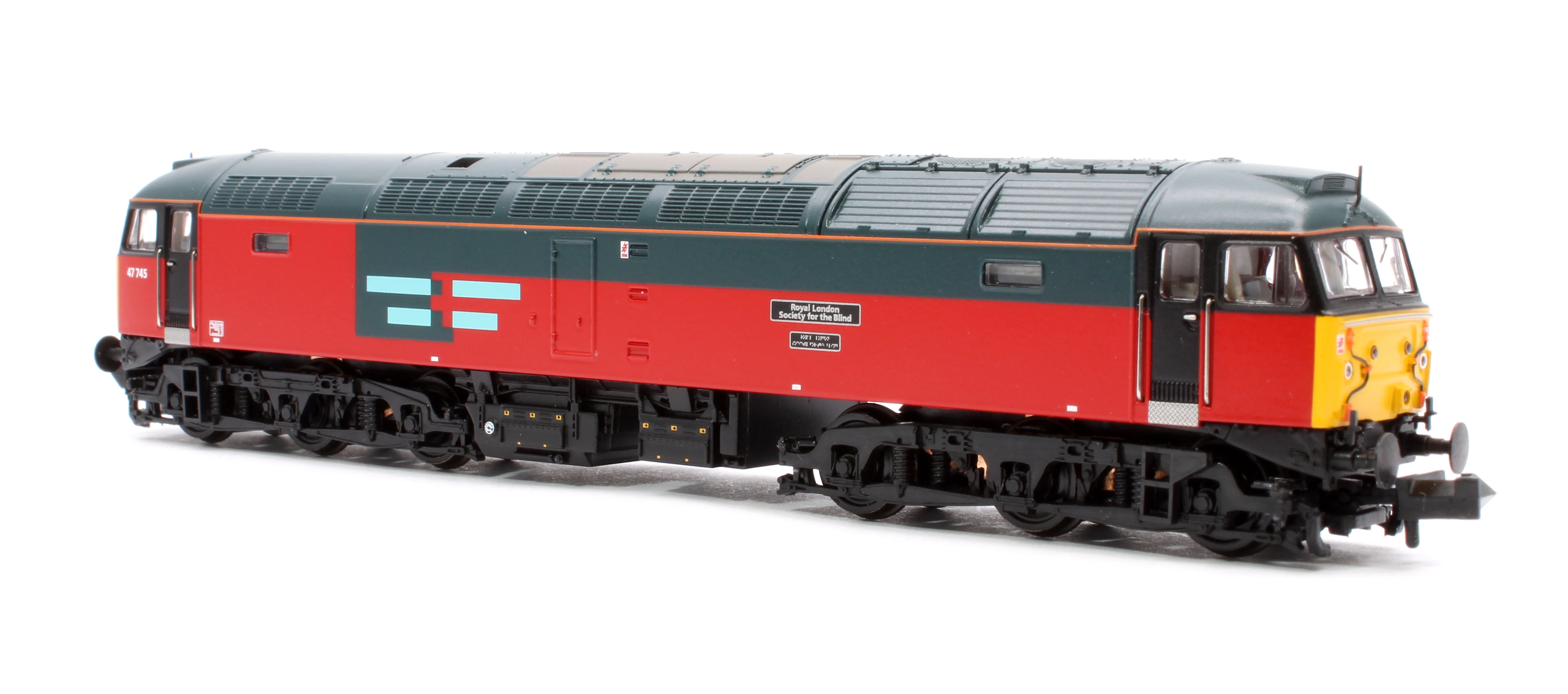 372-262SF Class 47/7 47745 'Royal London Society For The Blind' Rail Express Systems Diesel Locomotive - Sound Fitted - Image 4