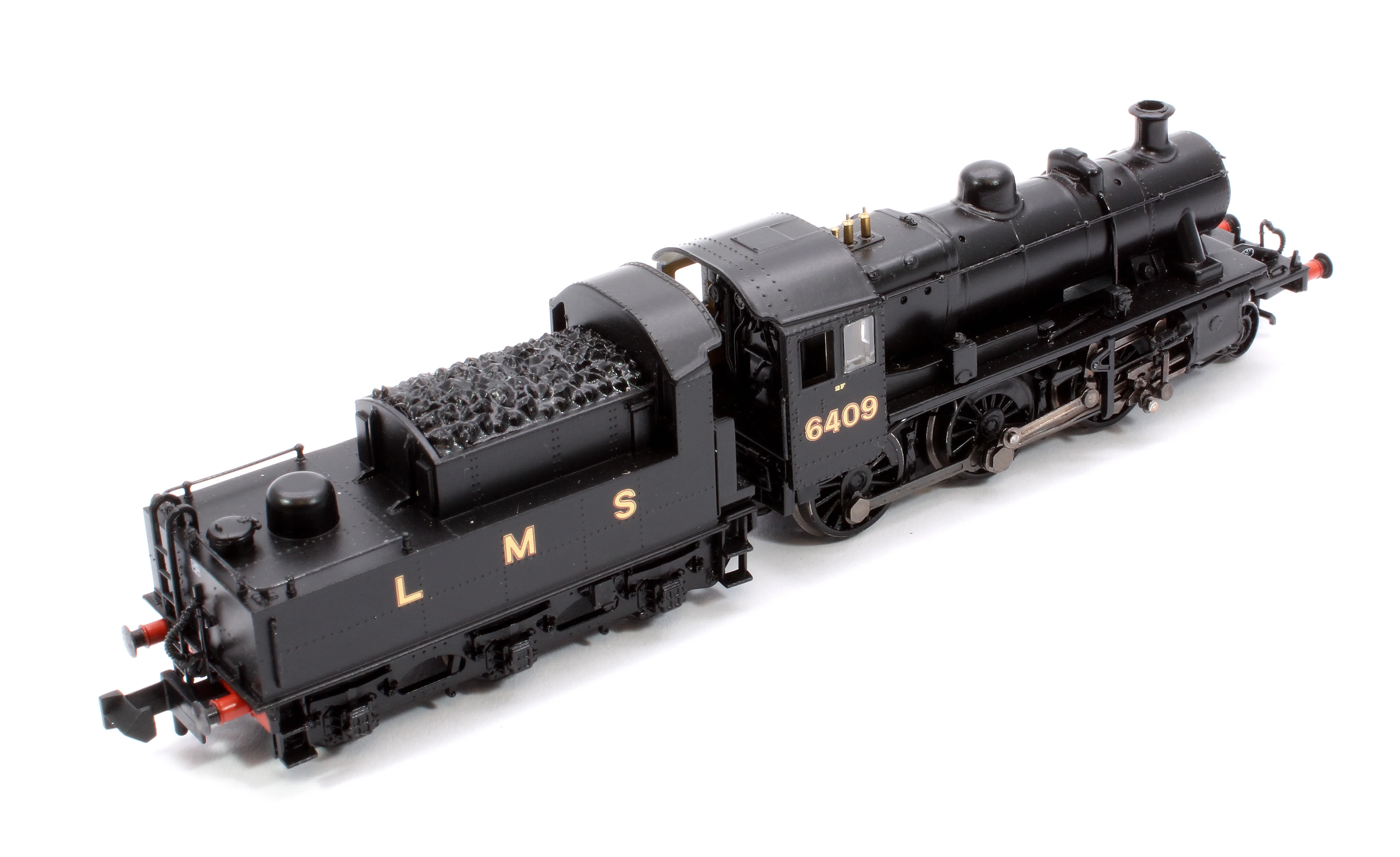 372-627B LMS Ivatt 2MT 6409 LMS Black Steam Locomotive - Image 10