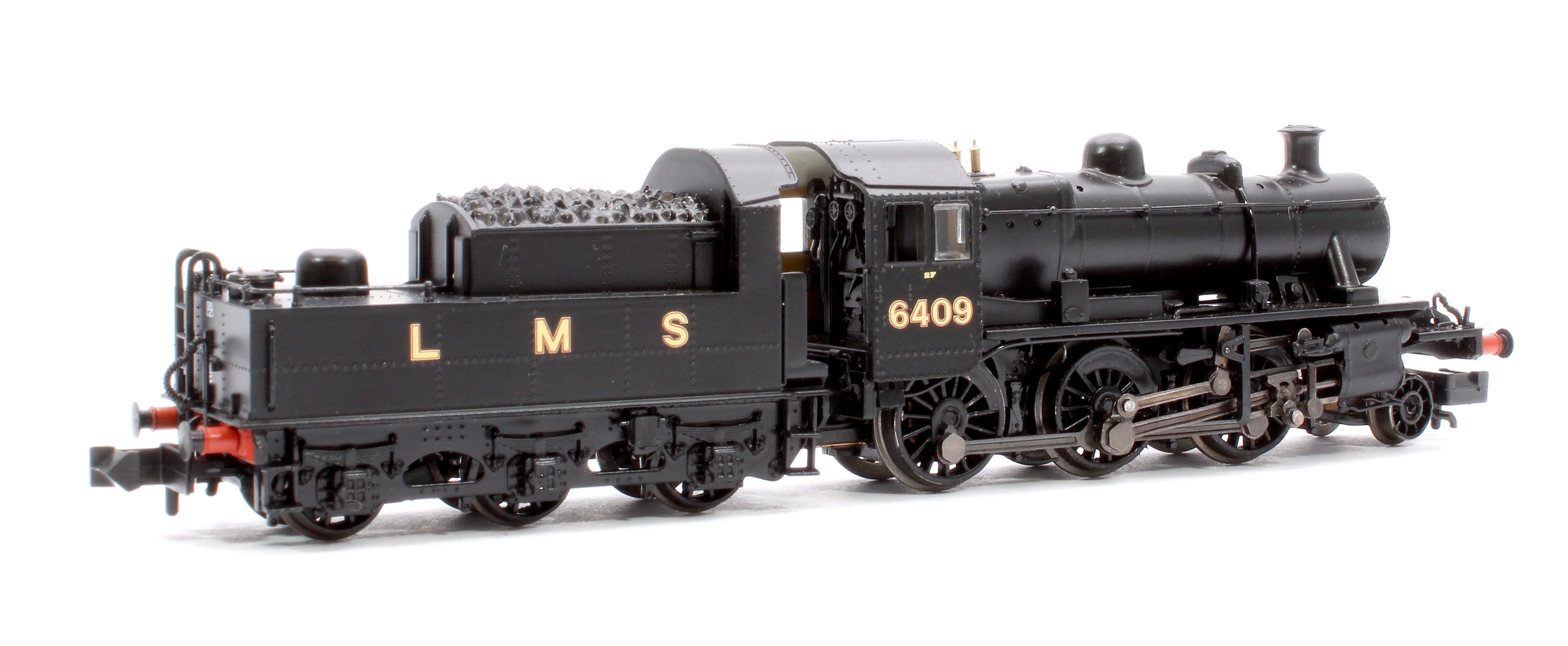 372-627B LMS Ivatt 2MT 6409 LMS Black Steam Locomotive - Image 3