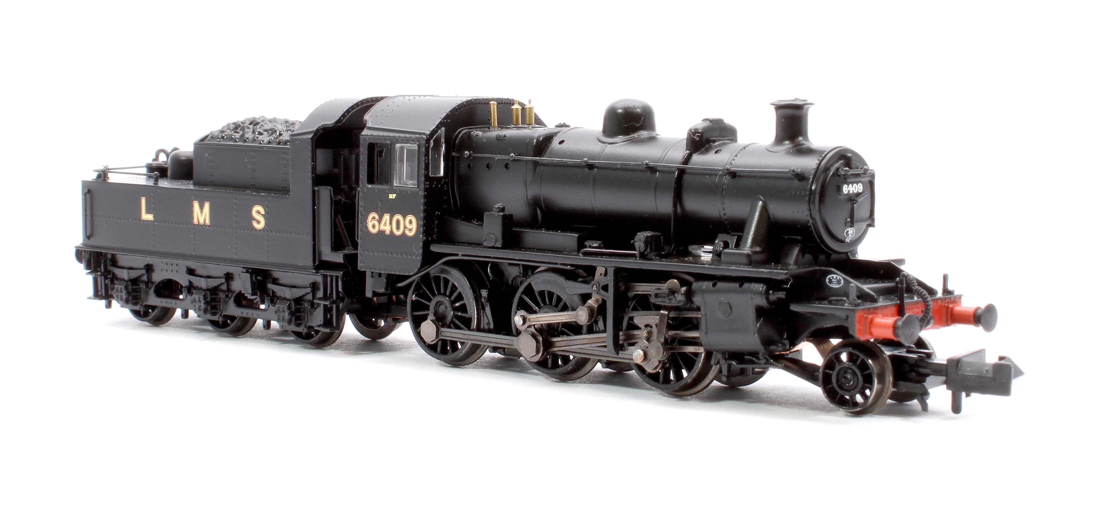 372-627B LMS Ivatt 2MT 6409 LMS Black Steam Locomotive - Image 4