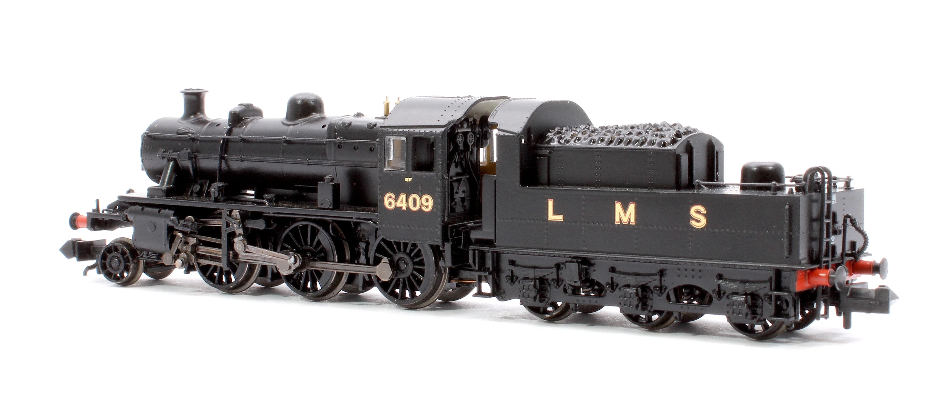 372-627BSF LMS Ivatt 2MT 6409 LMS Black Steam Locomotive - Sound Fitted - Image 2