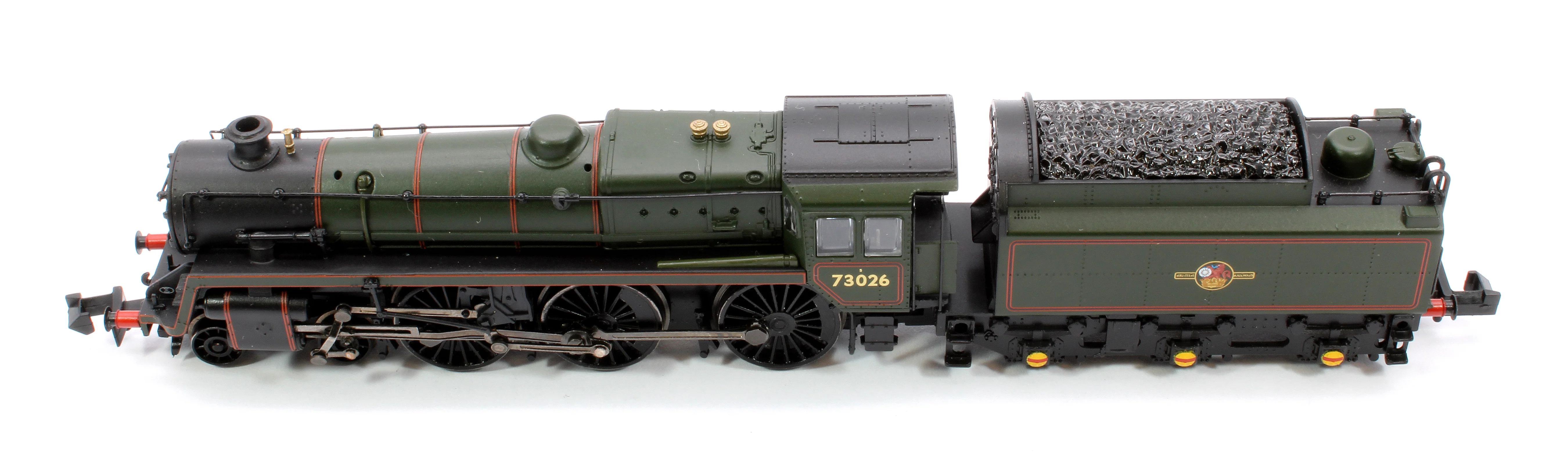 372-728BSF BR Standard 5MT with BR1 Tender 73026 BR Lined Green (Late Crest) Steam Locomotive - Sound Fitted - Image 8