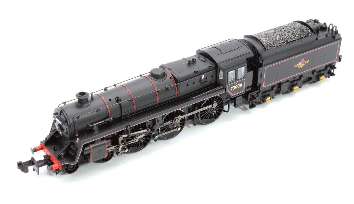 Pre-Owned 372-729ASF BR Standard 5MT with BR1 Tender 73006 BR Lined Black (Late Crest) DCC Sound - Image 10