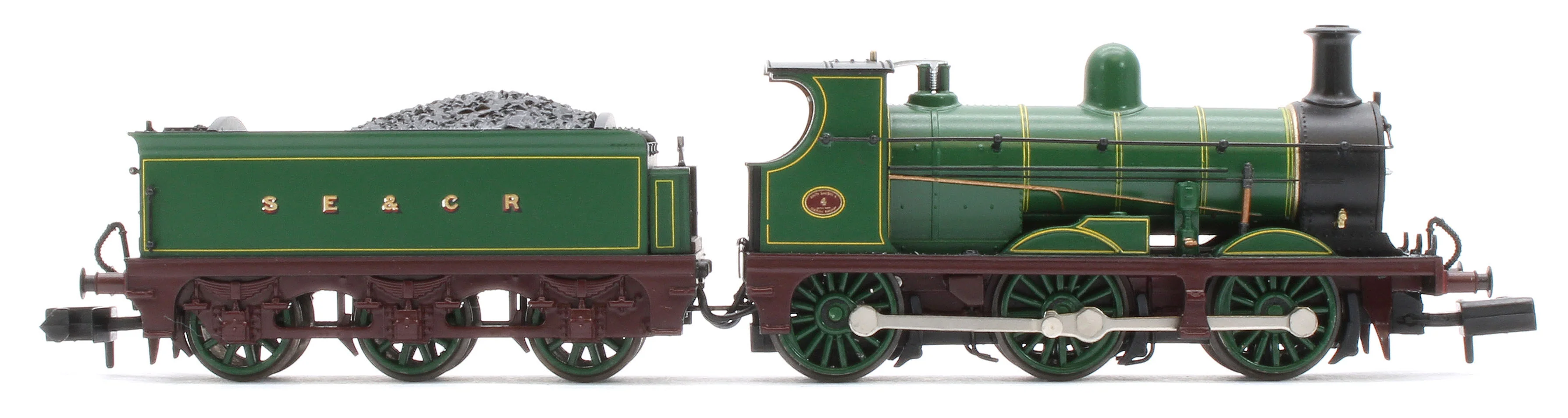 372-775ASF SE&CR C Class 4 SE&CR Lined Green (Simplified) Steam Locomotive - DCC Sound - Image 5