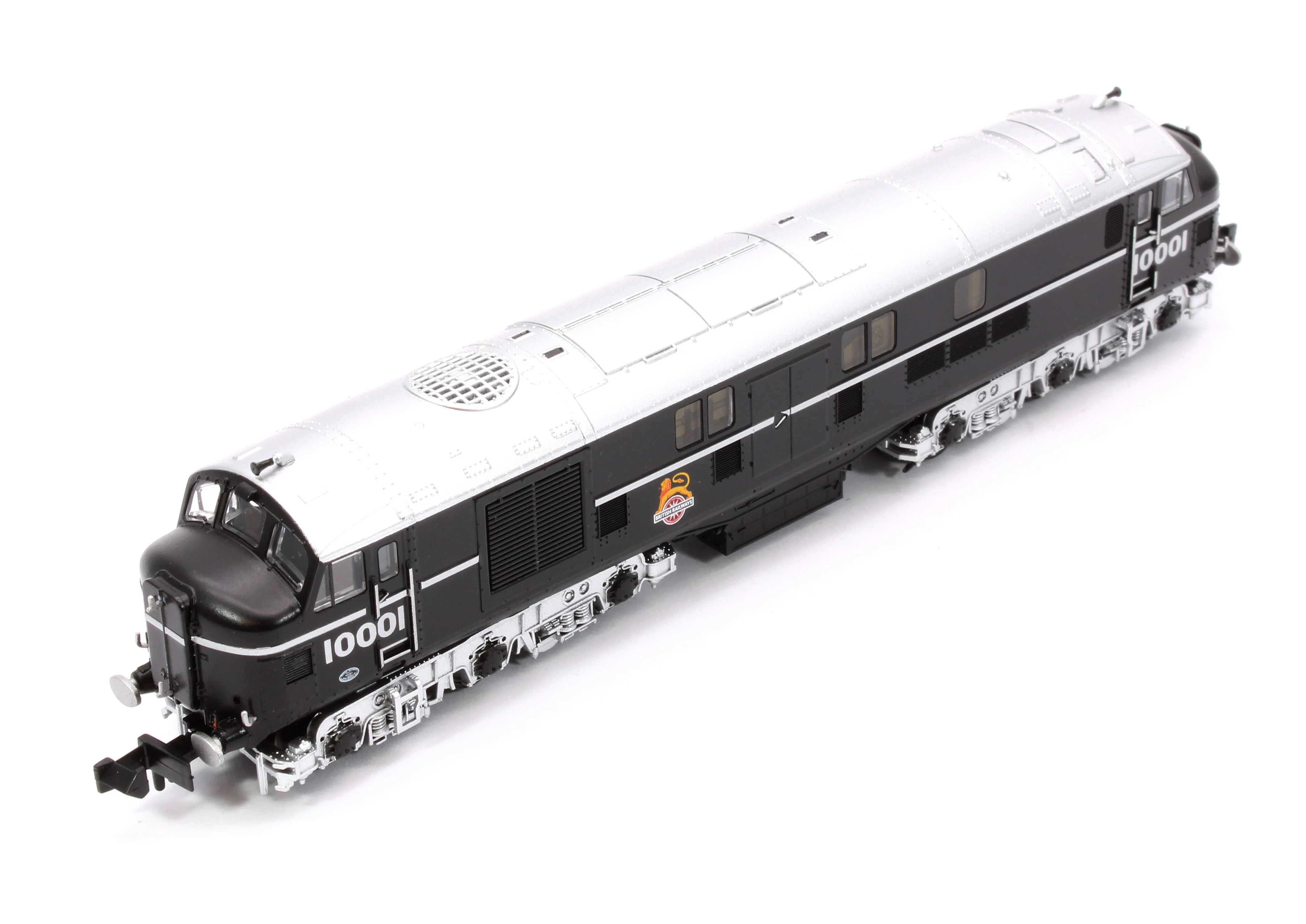 372-913SF LMS 10001 BR Black (Early Emblem) Diesel Locomotive - DCC Sound - Image 11