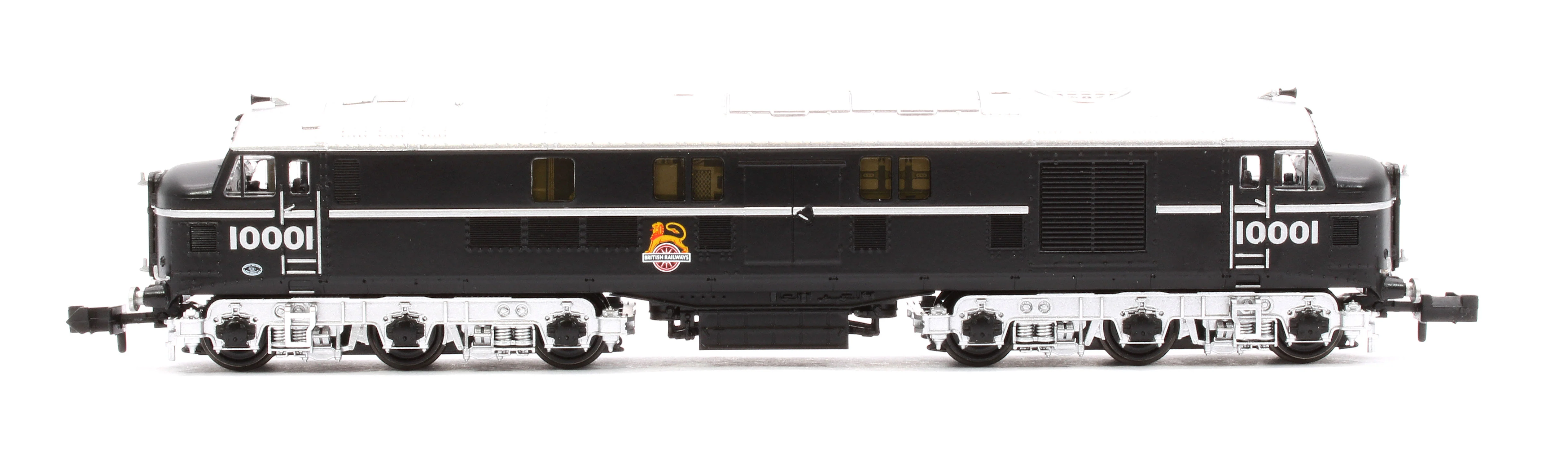 372-913SF LMS 10001 BR Black (Early Emblem) Diesel Locomotive - DCC Sound - Image 5