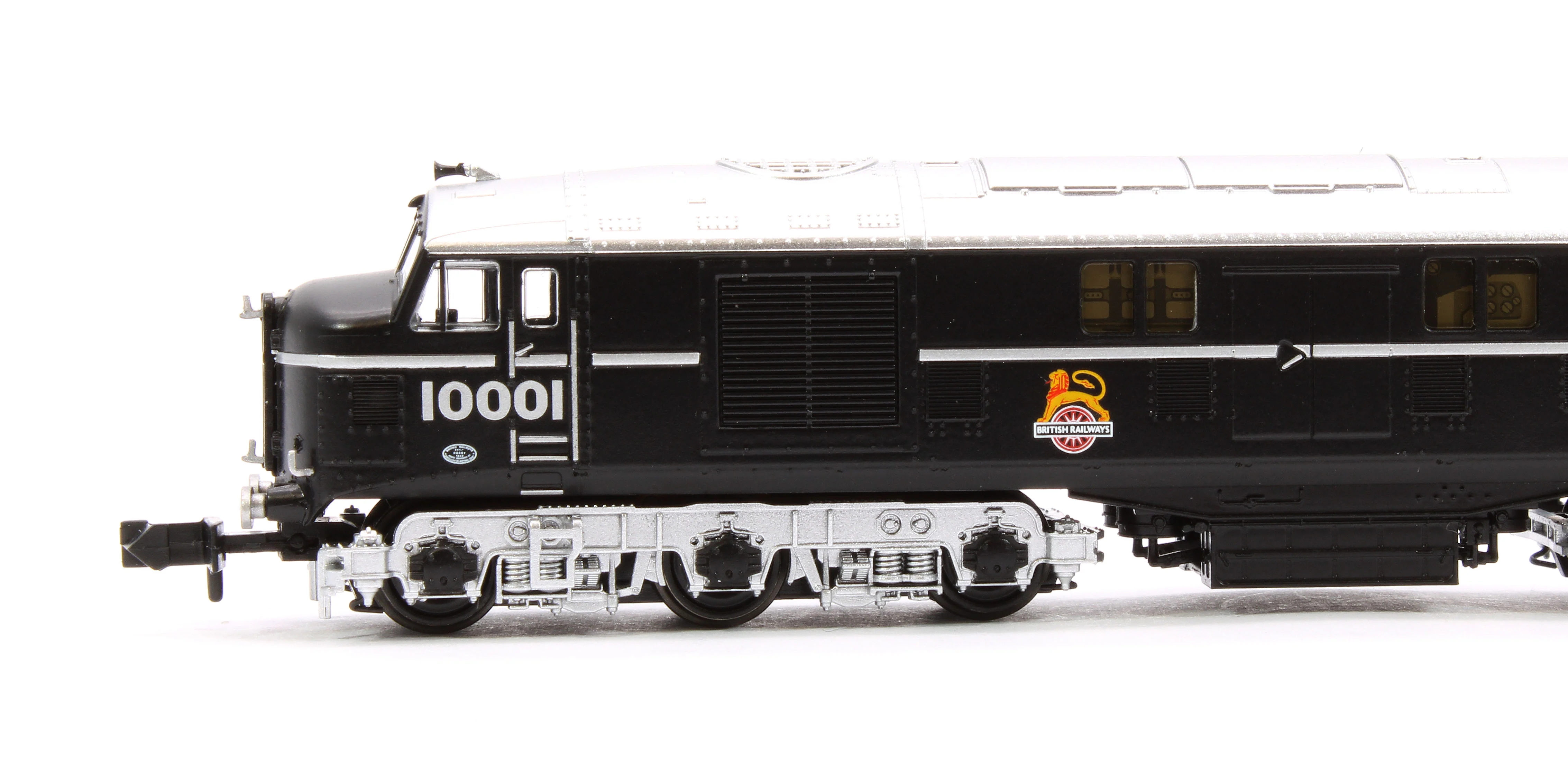 372-913SF LMS 10001 BR Black (Early Emblem) Diesel Locomotive - DCC Sound - Image 9