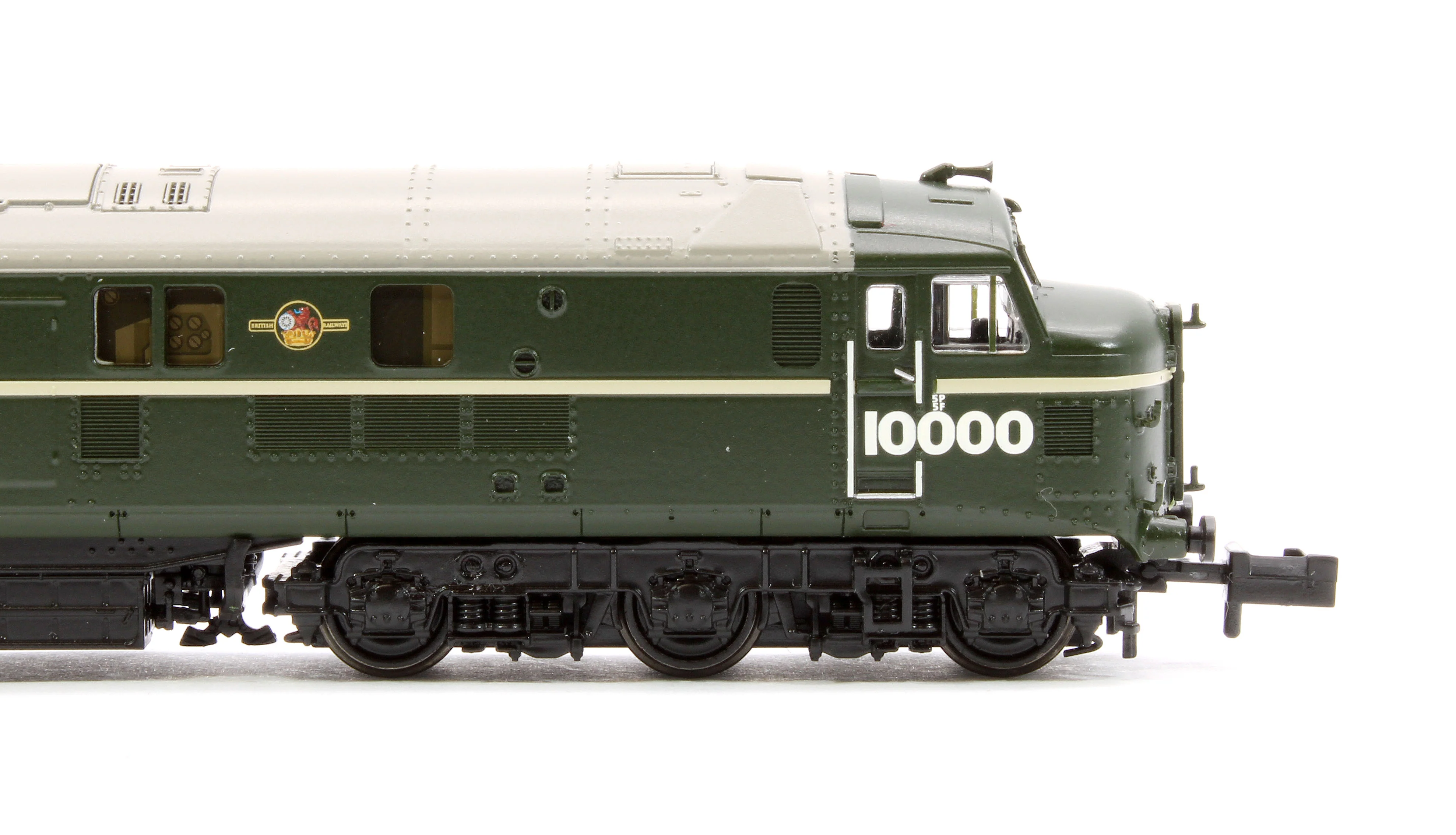 372-914SF LMS 10000 BR Green (Late Crest) Diesel Locomotive - DCC Sound - Image 10