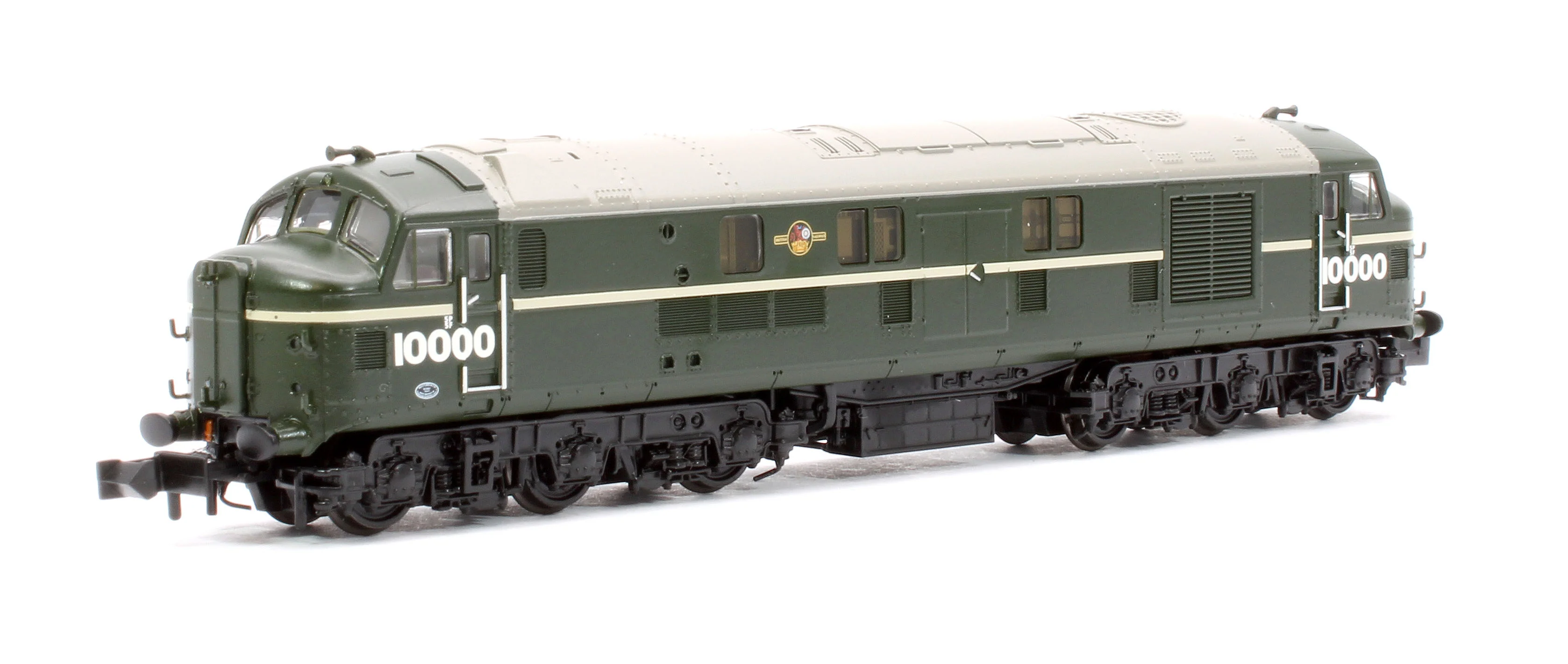 372-914SF LMS 10000 BR Green (Late Crest) Diesel Locomotive - DCC Sound - Image 3