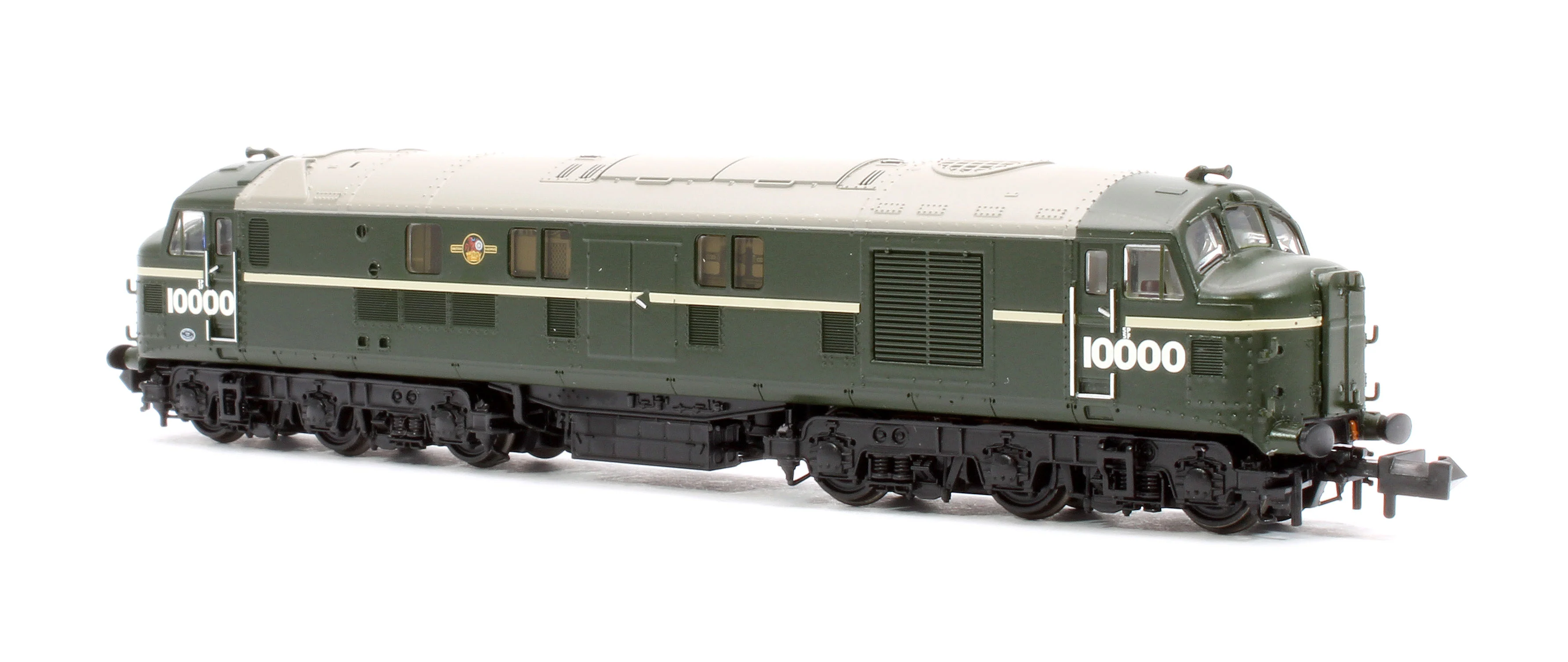372-914SF LMS 10000 BR Green (Late Crest) Diesel Locomotive - DCC Sound - Image 4