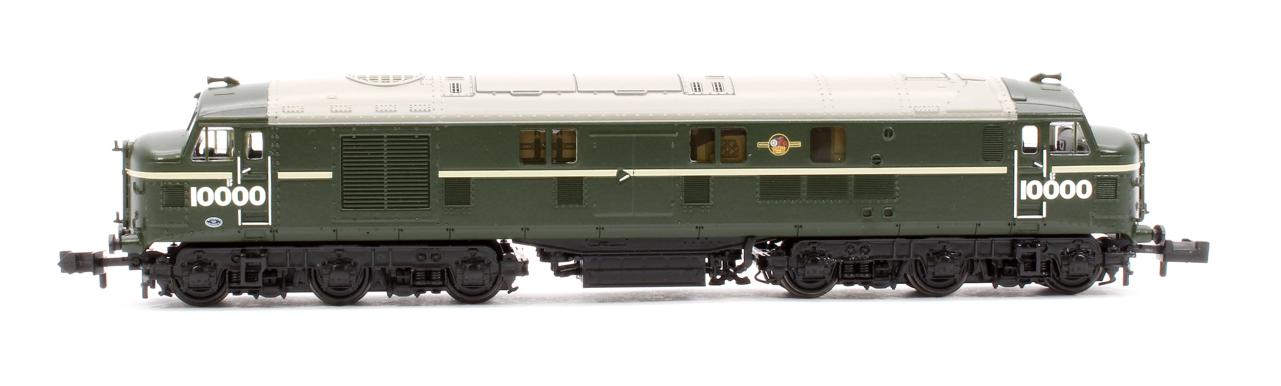 372-914SF LMS 10000 BR Green (Late Crest) Diesel Locomotive - DCC Sound - Image 6