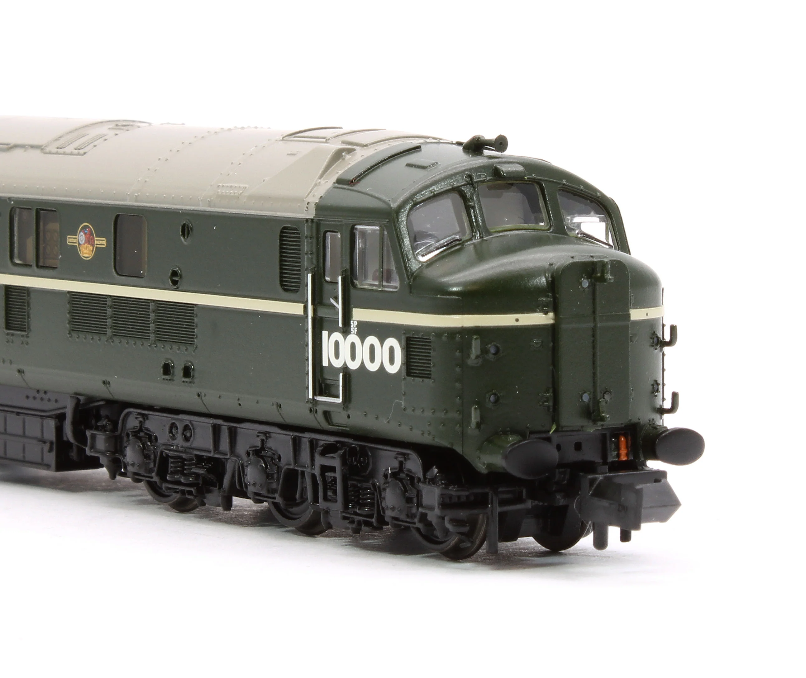 372-914SF LMS 10000 BR Green (Late Crest) Diesel Locomotive - DCC Sound - Image 8