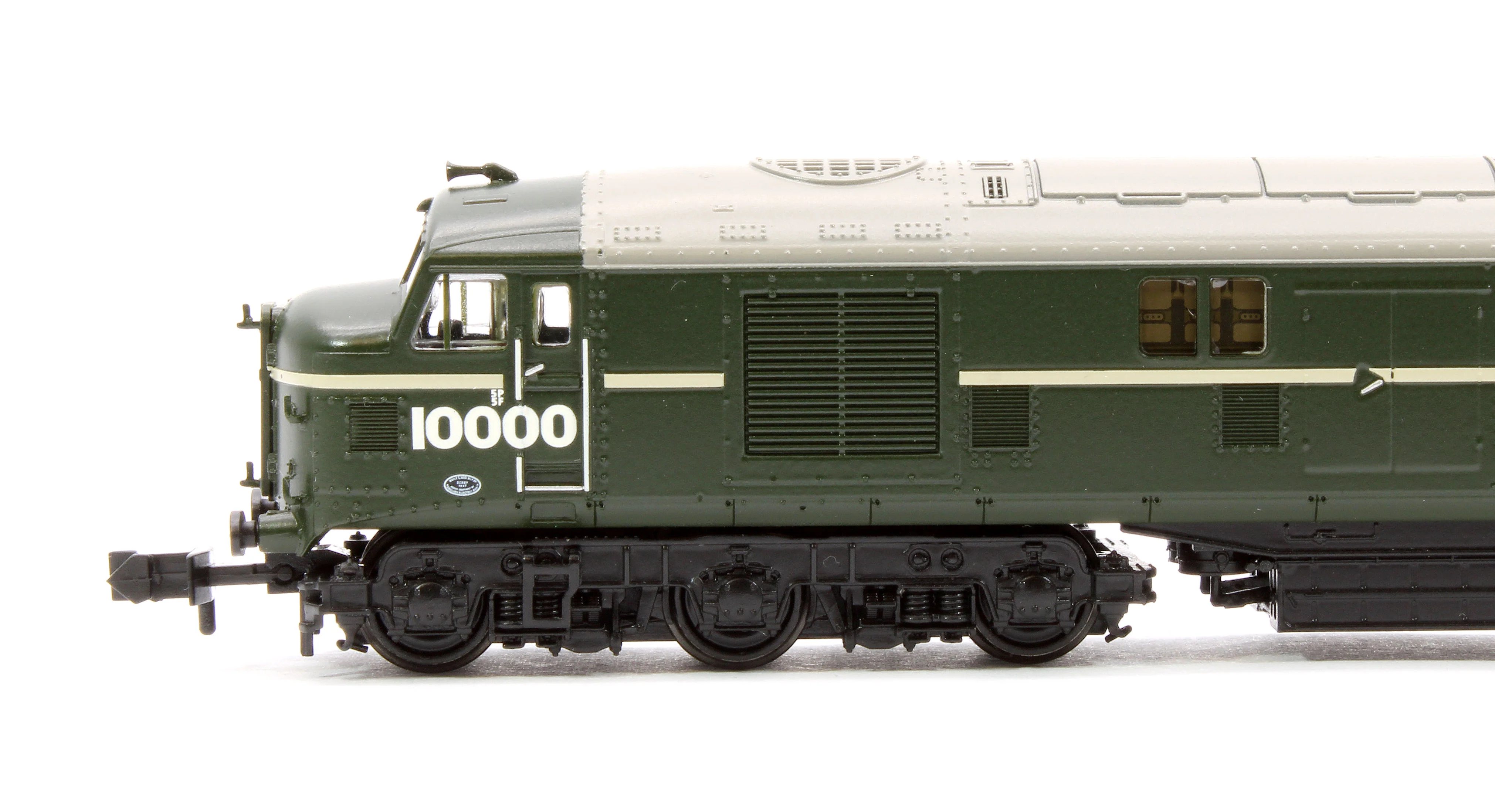 372-914SF LMS 10000 BR Green (Late Crest) Diesel Locomotive - DCC Sound - Image 9