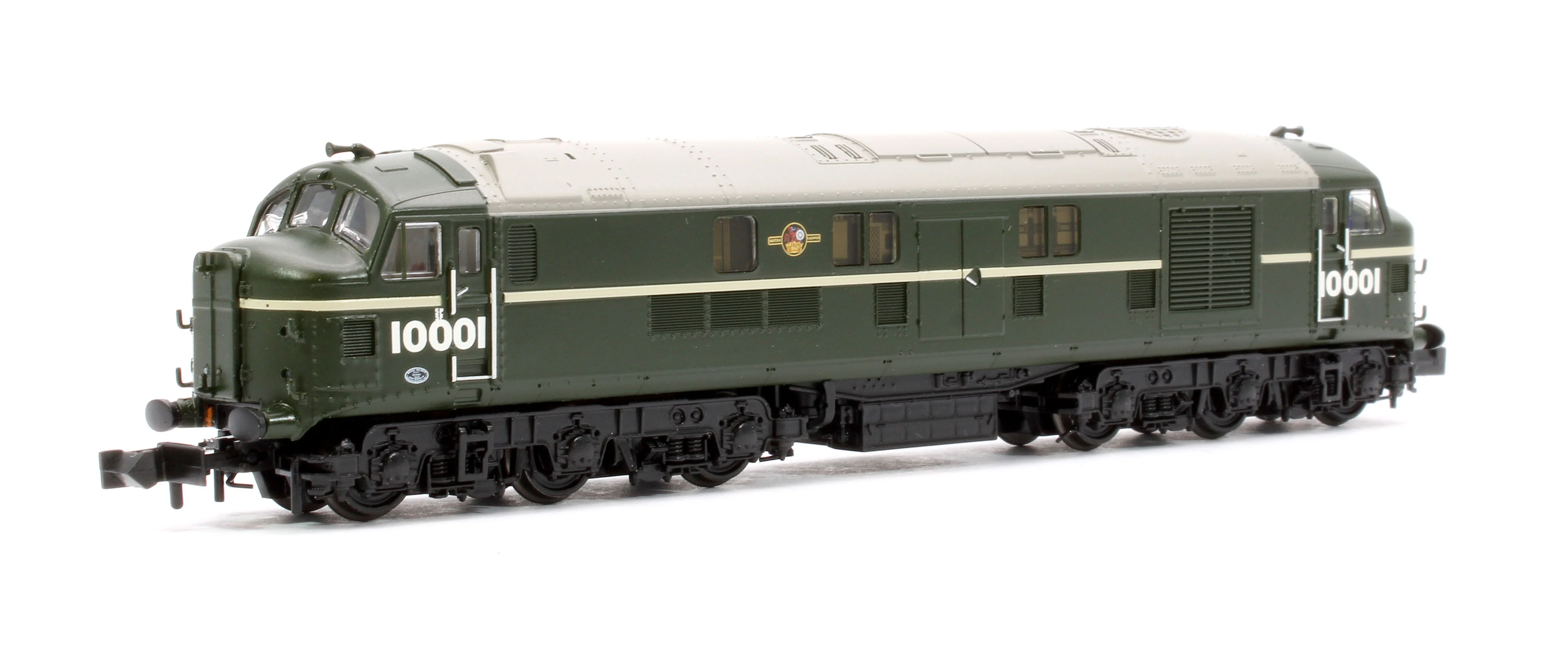 372-915SF LMS 10001 BR Green (Late Crest) Diesel Locomotive - DCC Sound - Image 3