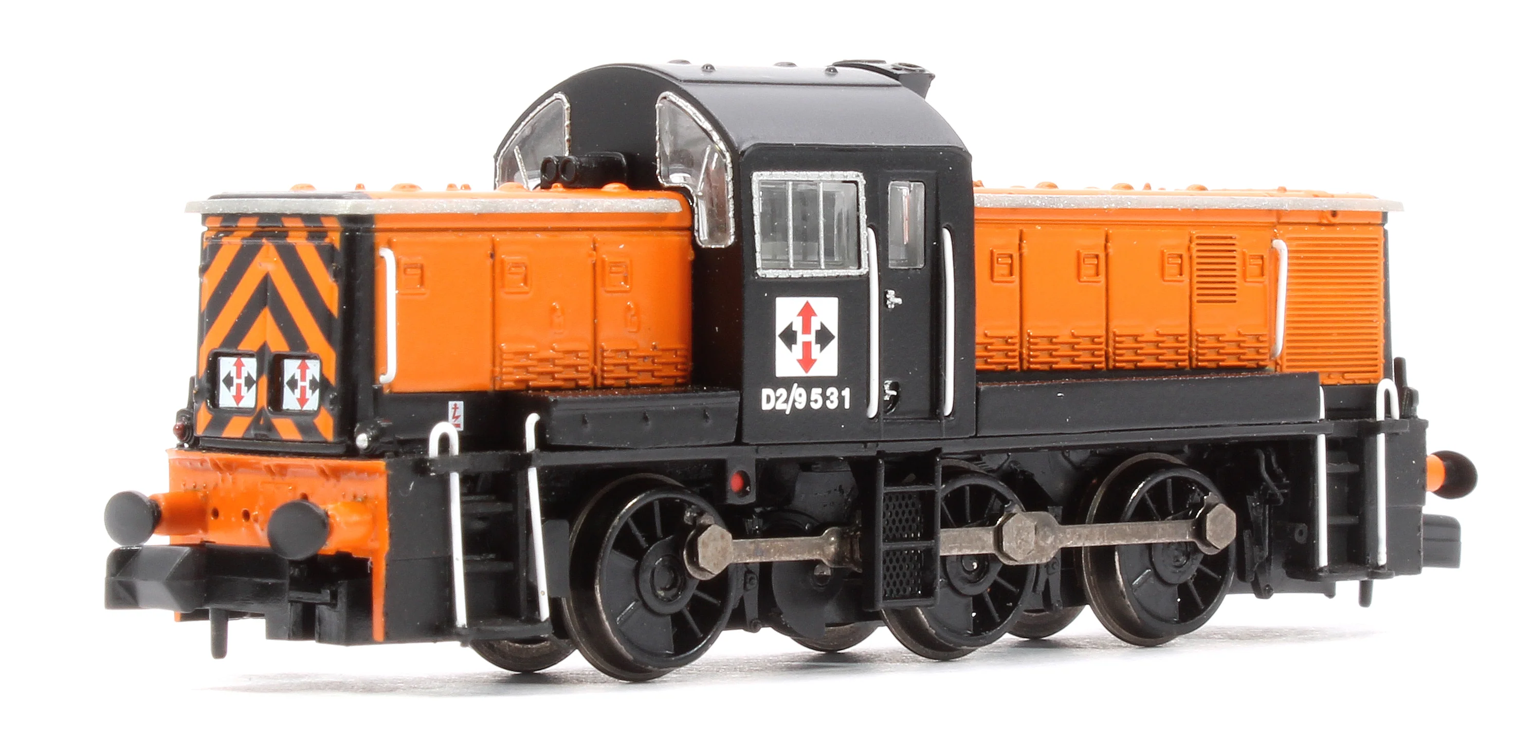 372-954 Class 14 D2/9531 NCB British Oak Orange & Black Diesel Locomotive - Image 3