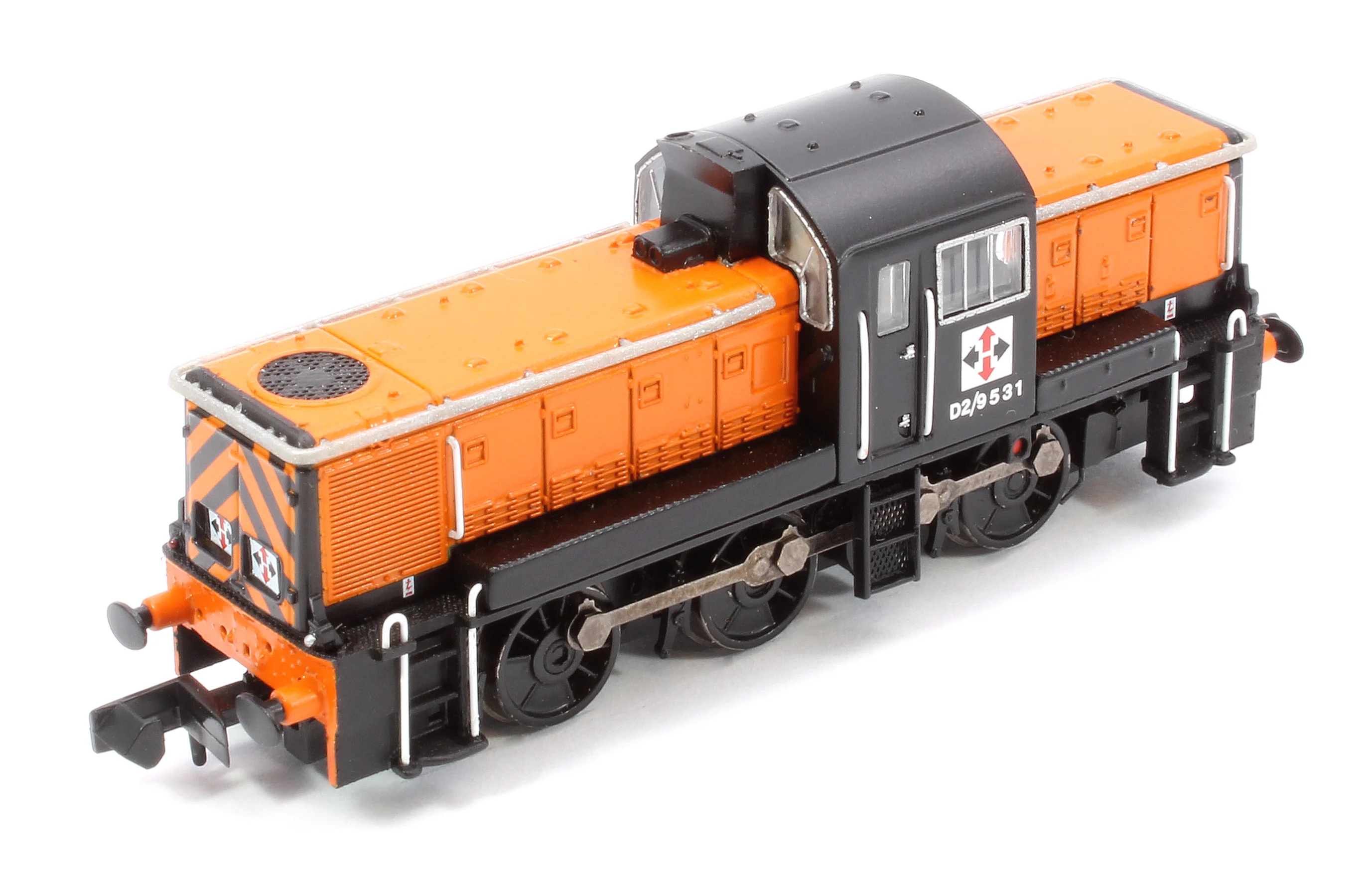372-954 Class 14 D2/9531 NCB British Oak Orange & Black Diesel Locomotive - Image 8