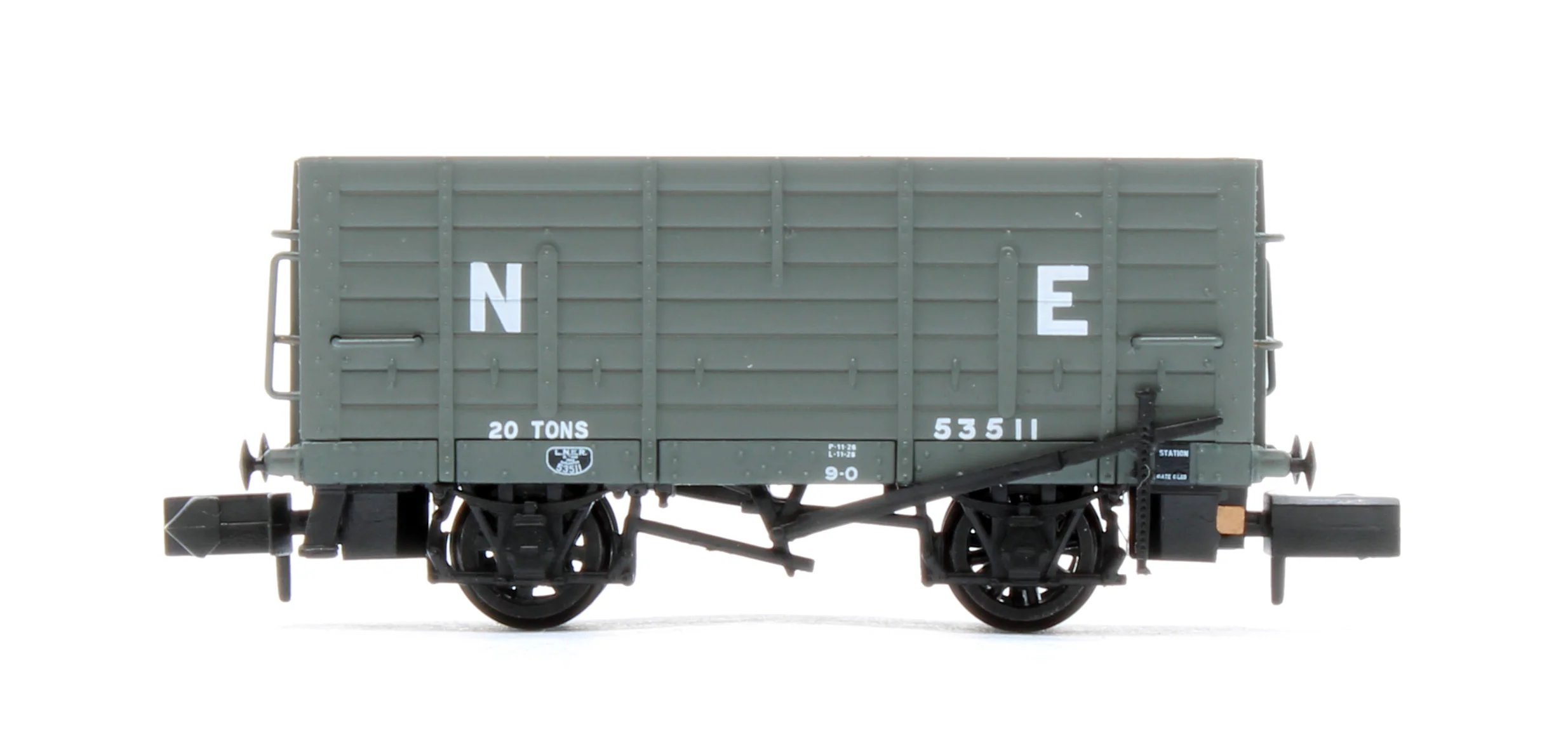 373-376A LNER D12 Coal Hopper LNER Grey No.53511 - Image 3