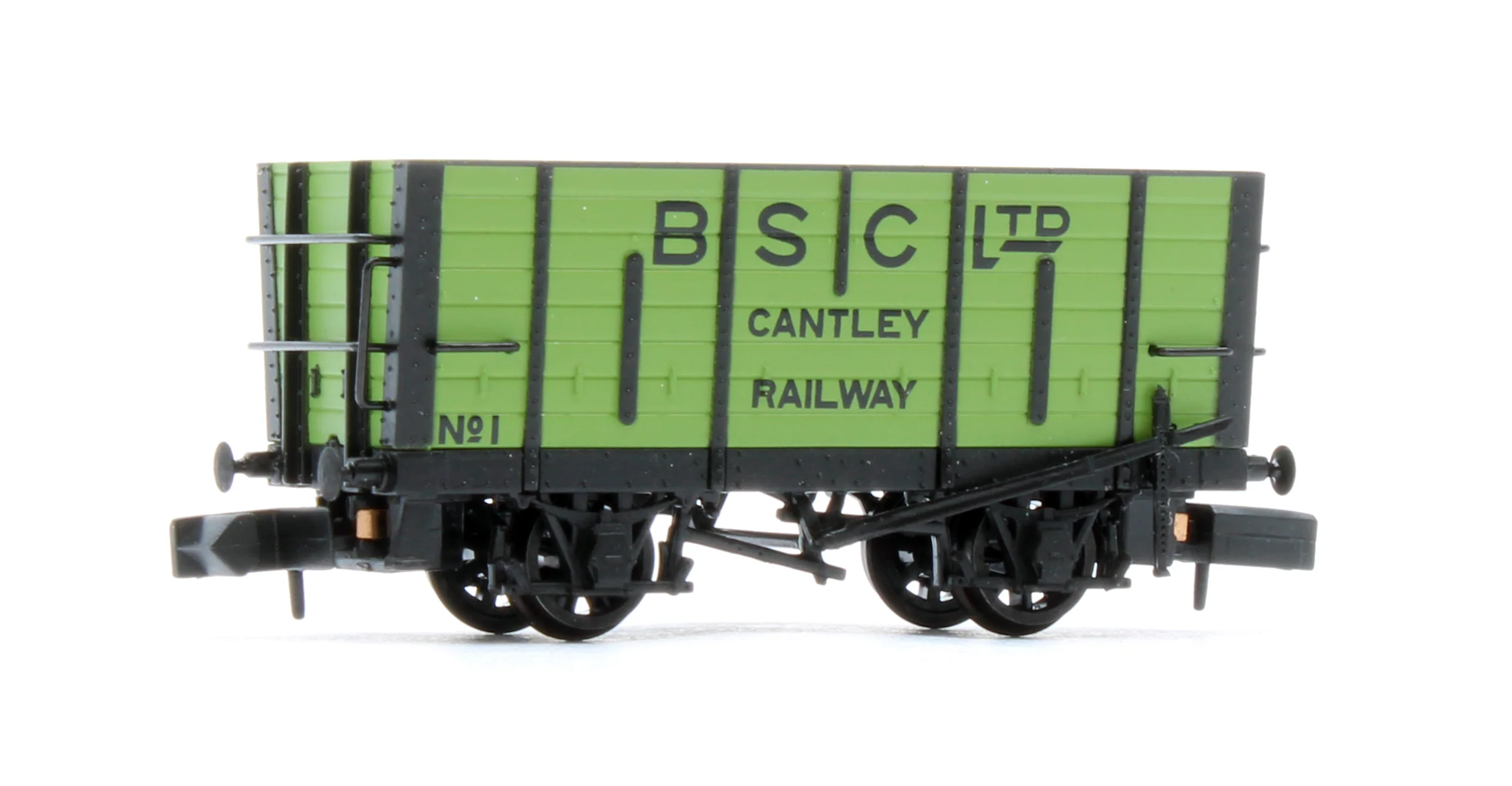 373-379 LNER D12 Coal Hopper 'BSC Ltd' Green No.1 - Image 2