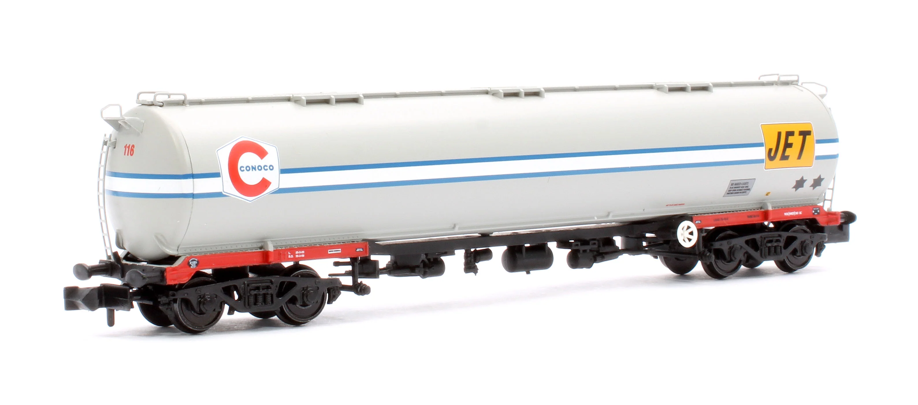373-563 BR 102T TEA Bogie Tank Wagon 'Conoco/Jet' Grey No. 116 - Image 3