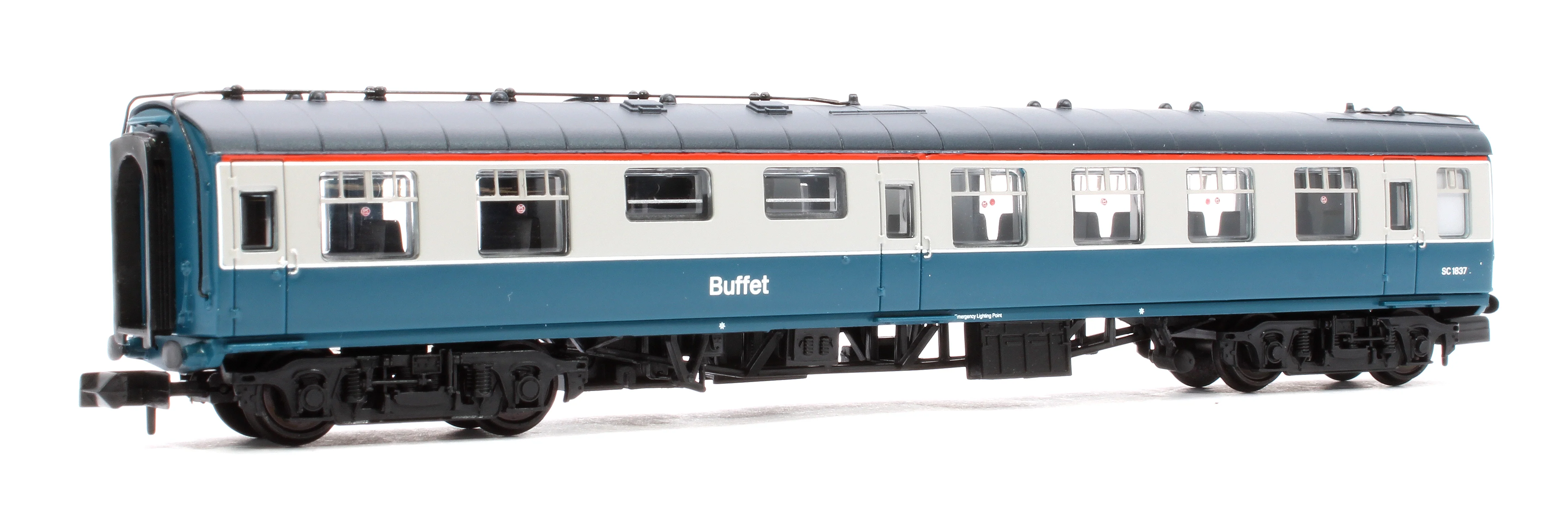 374-110B BR Mk1 RMB Restaurant Miniature Buffet BR Blue & Grey No. SC1837